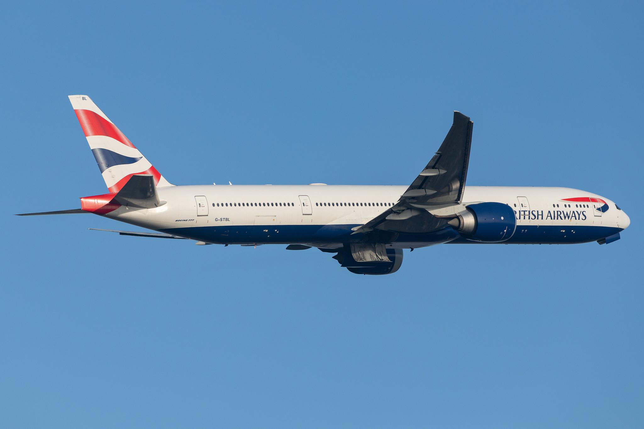 London Heathrow Airport: British Airways (BA / BAW) |  Boeing 777-336(ER) B77W | G-STBL | MSN 42124