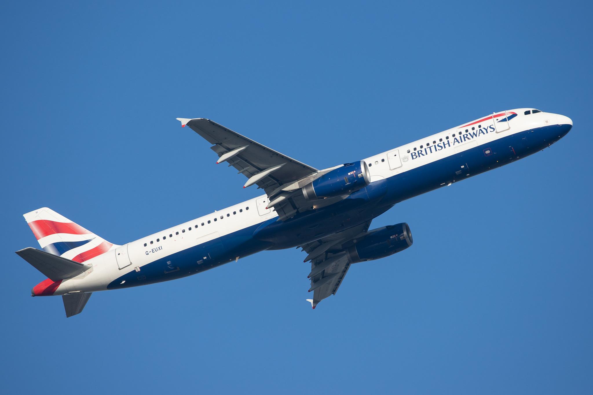 London Heathrow Airport: British Airways (BA / BAW) |  Airbus A321-231 A321 | G-EUXI | MSN 2536