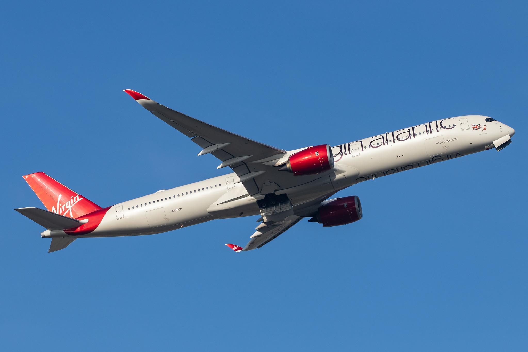 London Heathrow Airport: Virgin Atlantic (VS / VIR) |  Airbus A350-1041 A35K | G-VPOP | MSN 298