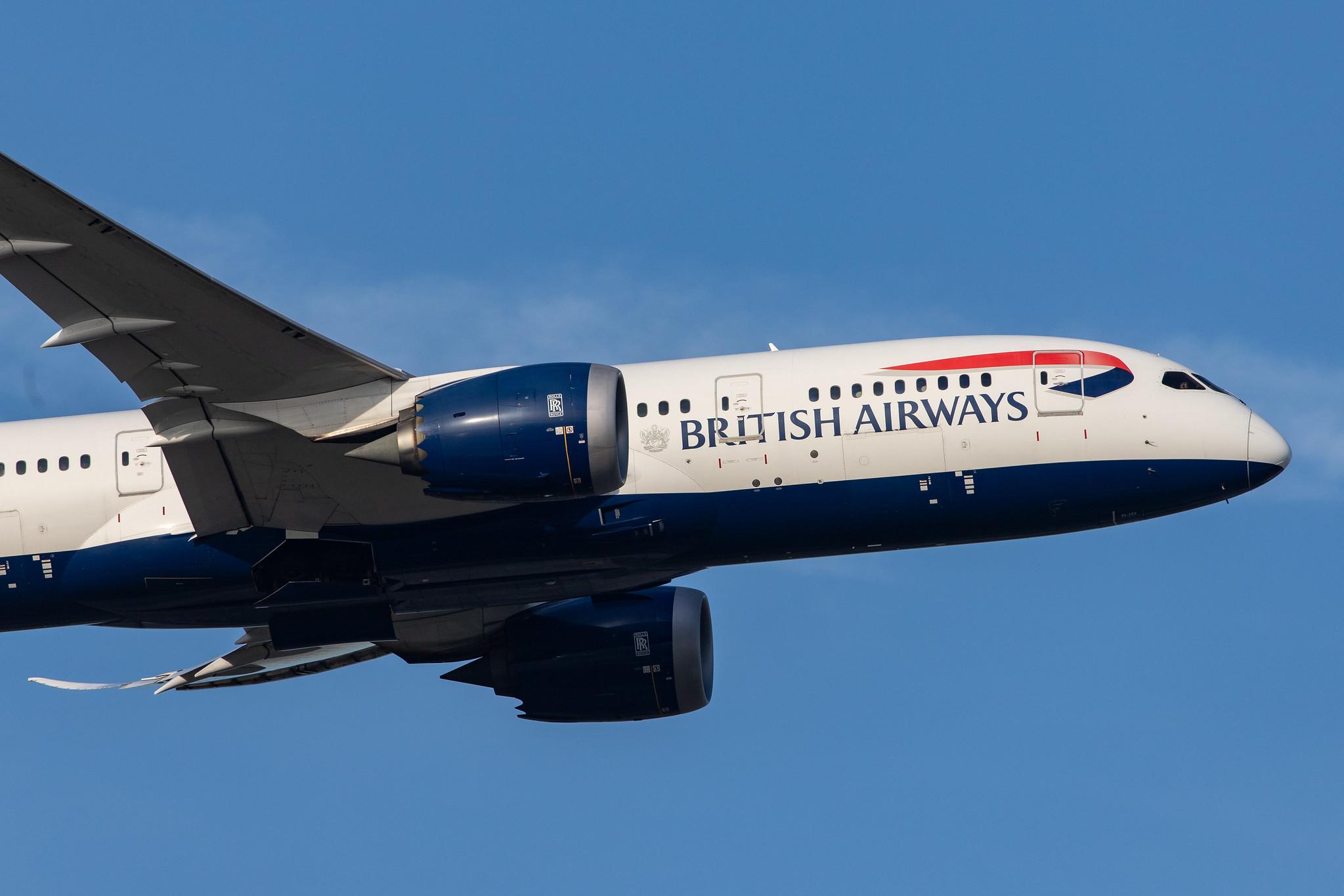 London Heathrow Airport: British Airways (BA / BAW) |  Boeing 787-8 Dreamliner B788 | G-ZBJD | MSN 38619