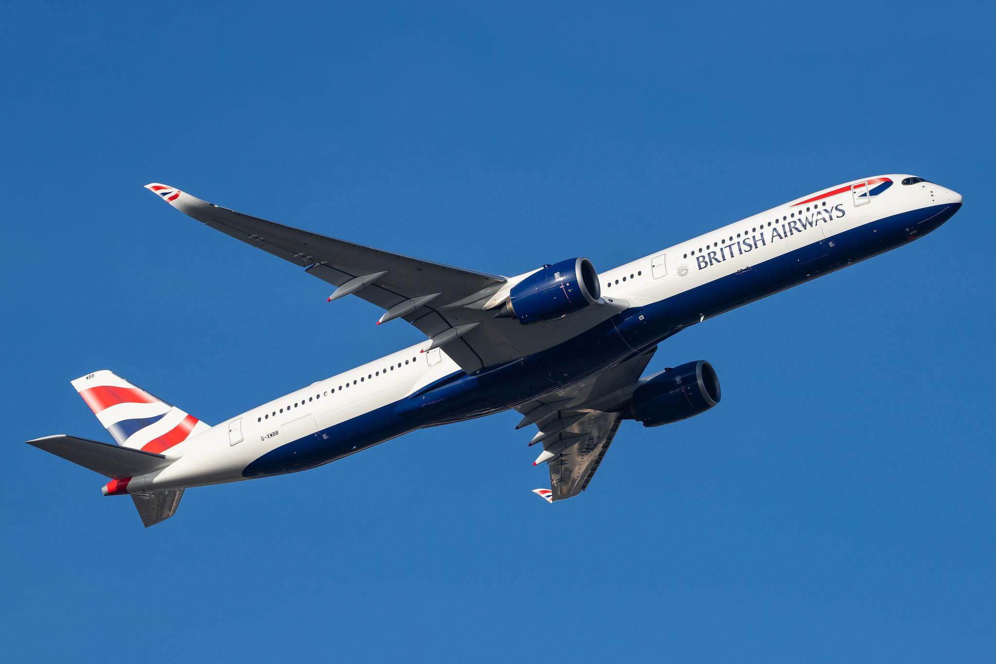 London Heathrow Airport: British Airways (BA / BAW) |  Airbus A350-1041 A35K | G-XWBB | MSN 340