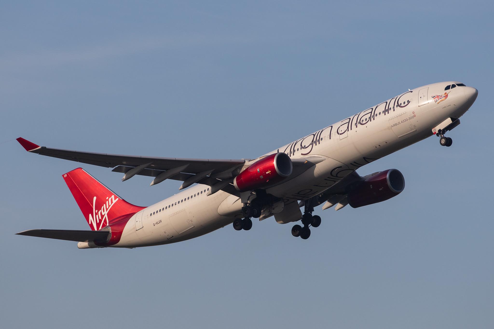 London Heathrow Airport: Virgin Atlantic (VS / VIR) |  Airbus A330-343 A333 | G-VLUV | MSN 1206
