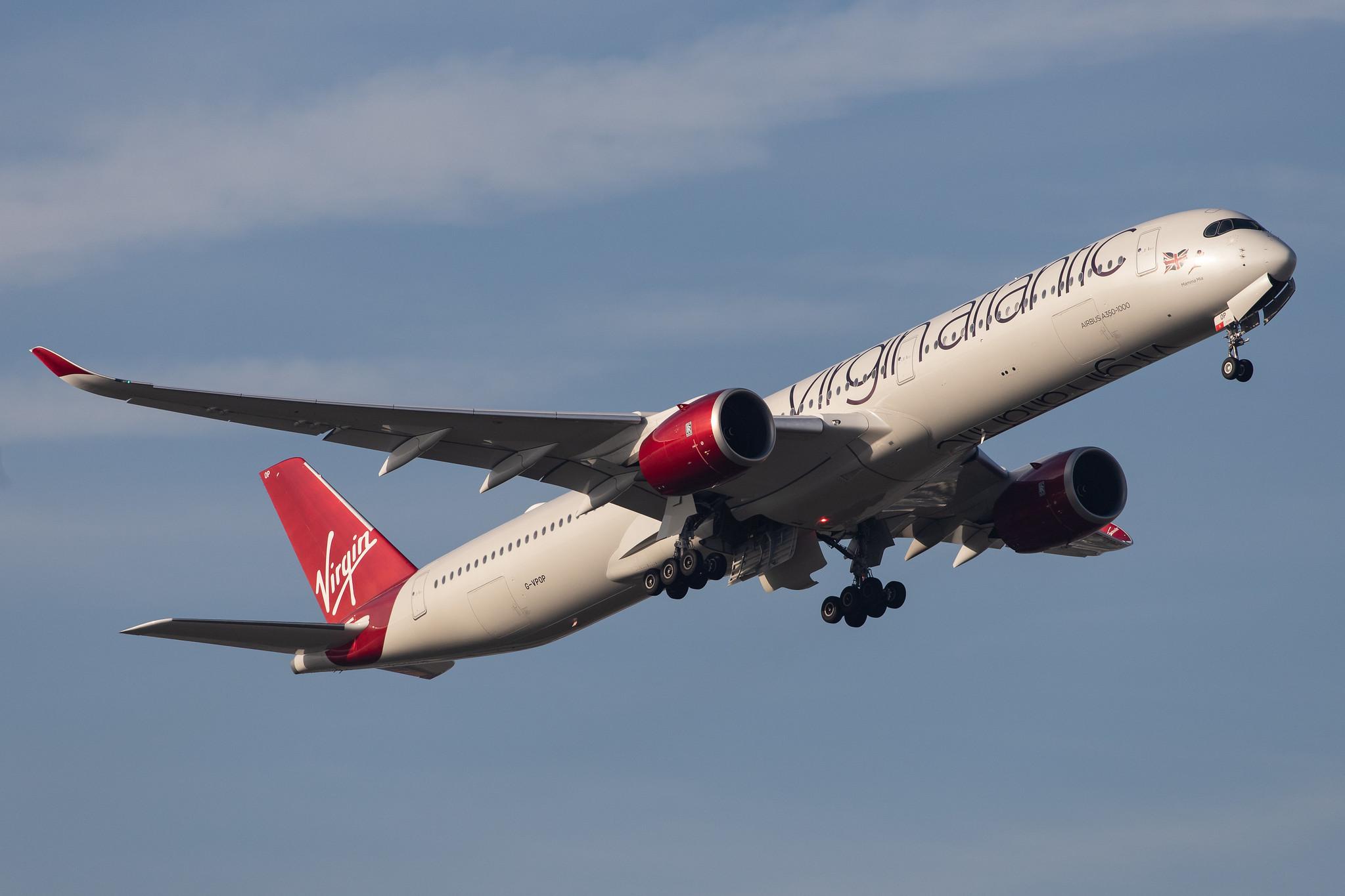 London Heathrow Airport: Virgin Atlantic (VS / VIR) |  Airbus A350-1041 A35K | G-VPOP | MSN 298