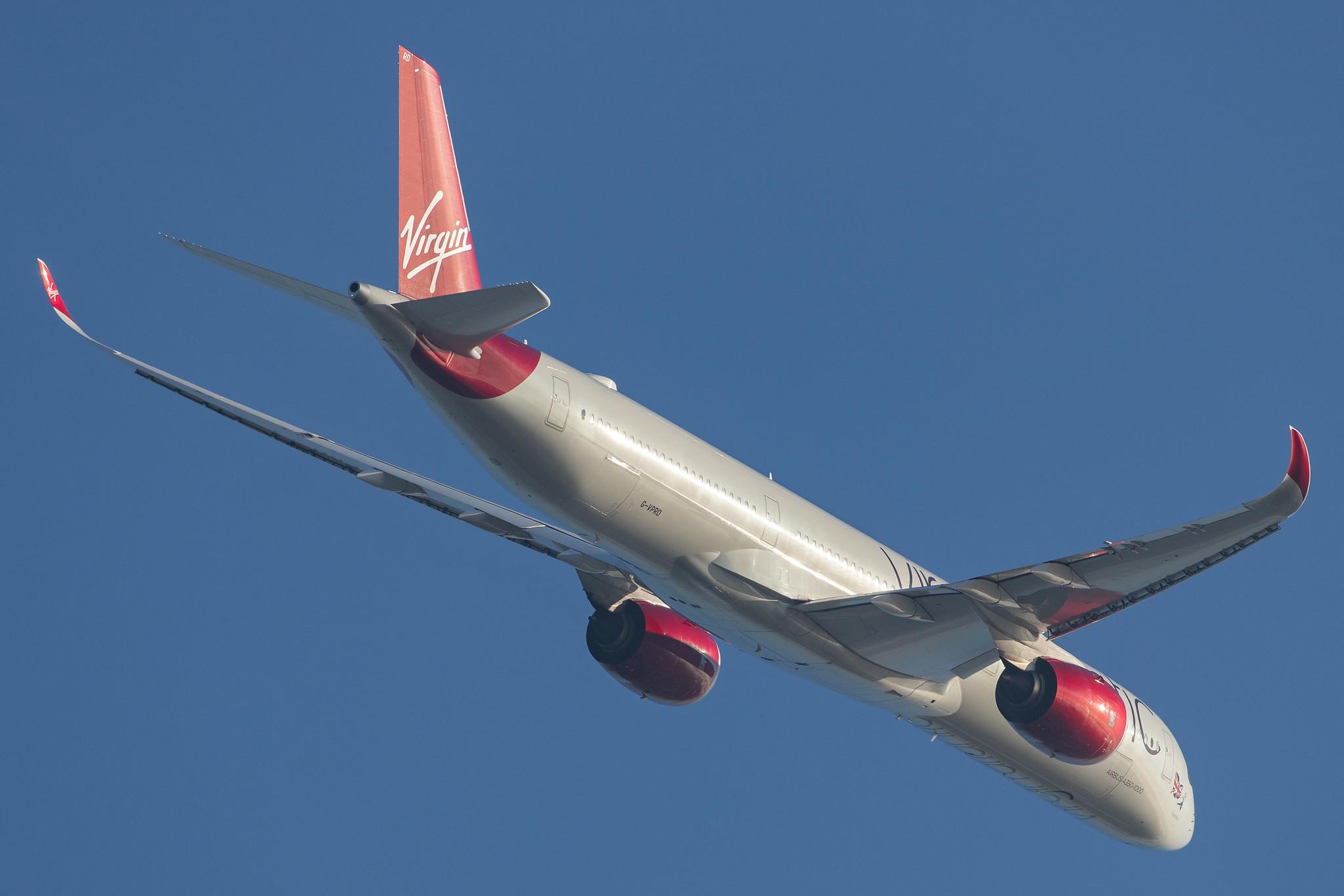 London Heathrow Airport: Virgin Atlantic (VS / VIR) |  Airbus A350-1041 A35K | G-VPRD | MSN 319