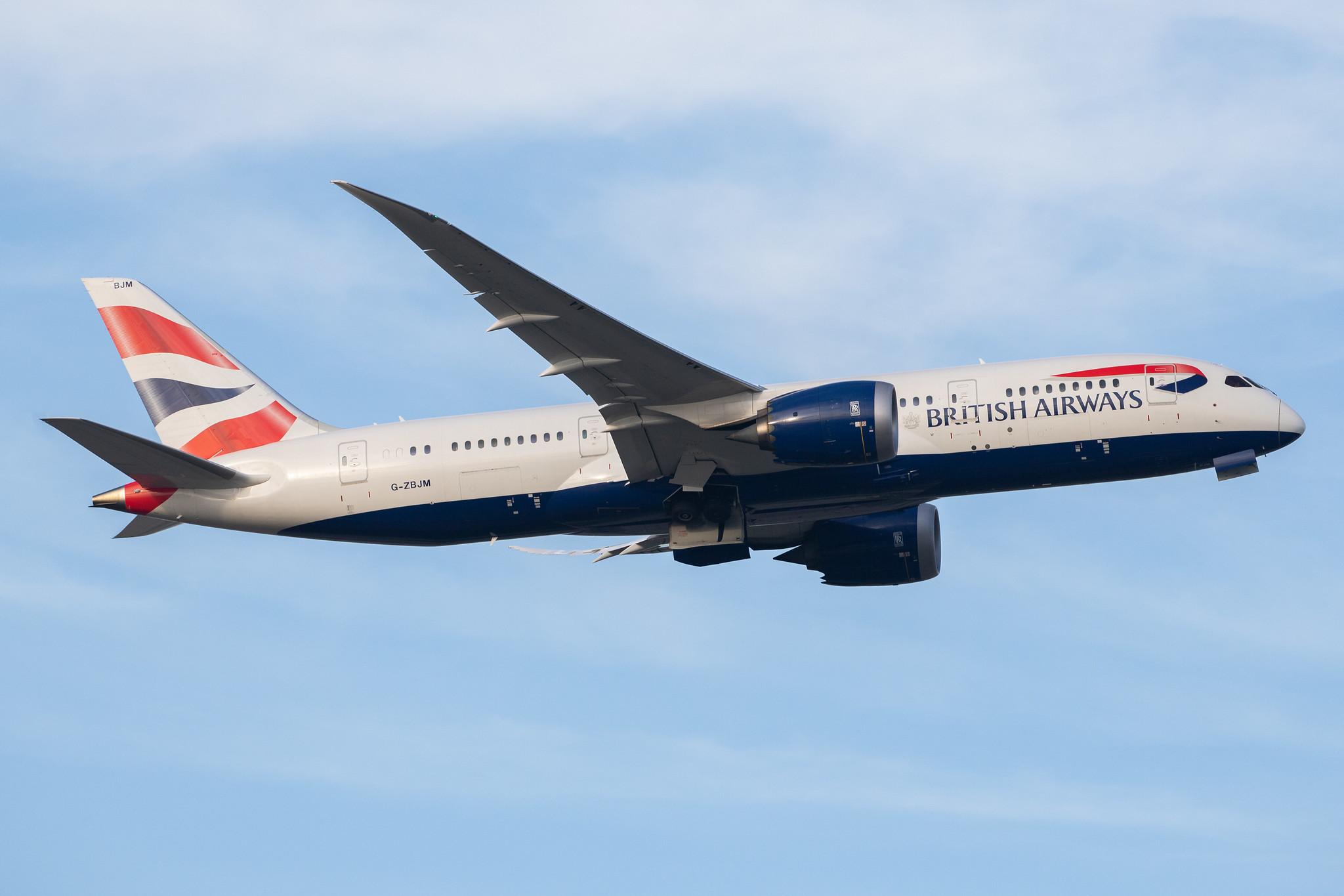 London Heathrow Airport: British Airways (BA / BAW) |  Boeing 787-8 Dreamliner B788 | G-ZBJM | MSN 60631