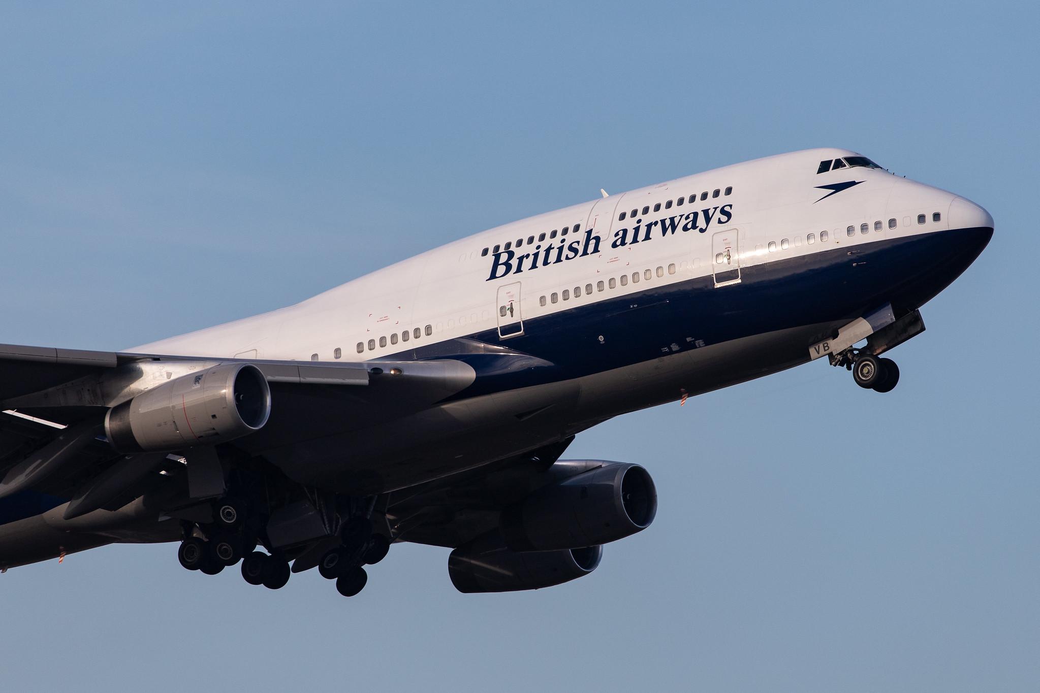 London Heathrow Airport: British Airways (BA / BAW) |  Livery: Negus Retro Livery |  Boeing 747-436 B744 | G-CIVB | MSN 25811