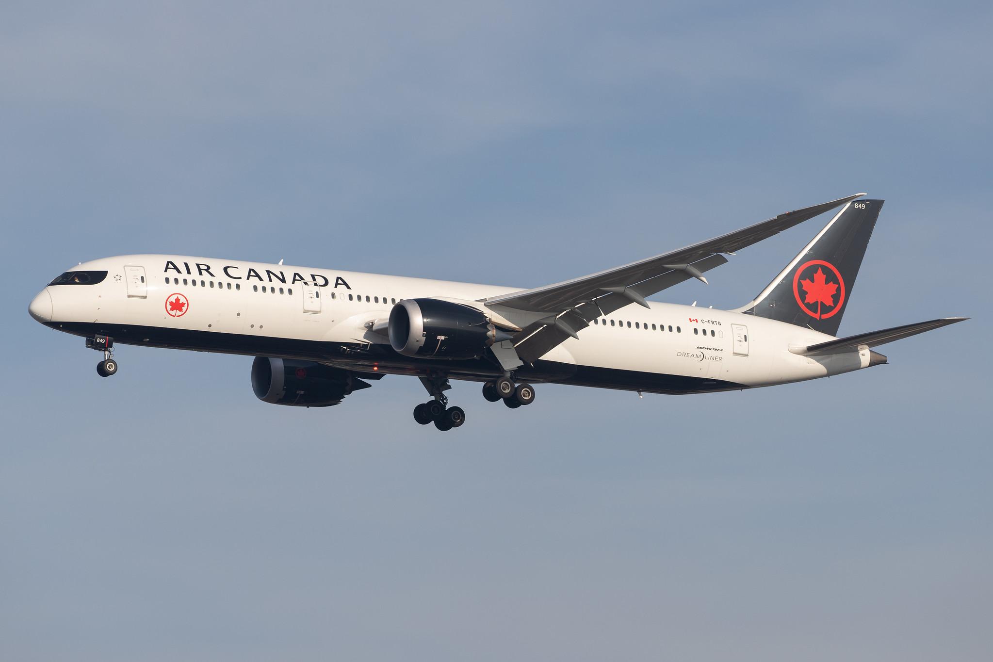 London Heathrow Airport: Air Canada (AC / ACA) |  Boeing 787-9 Dreamliner B789 | C-FRTG | MSN 37184