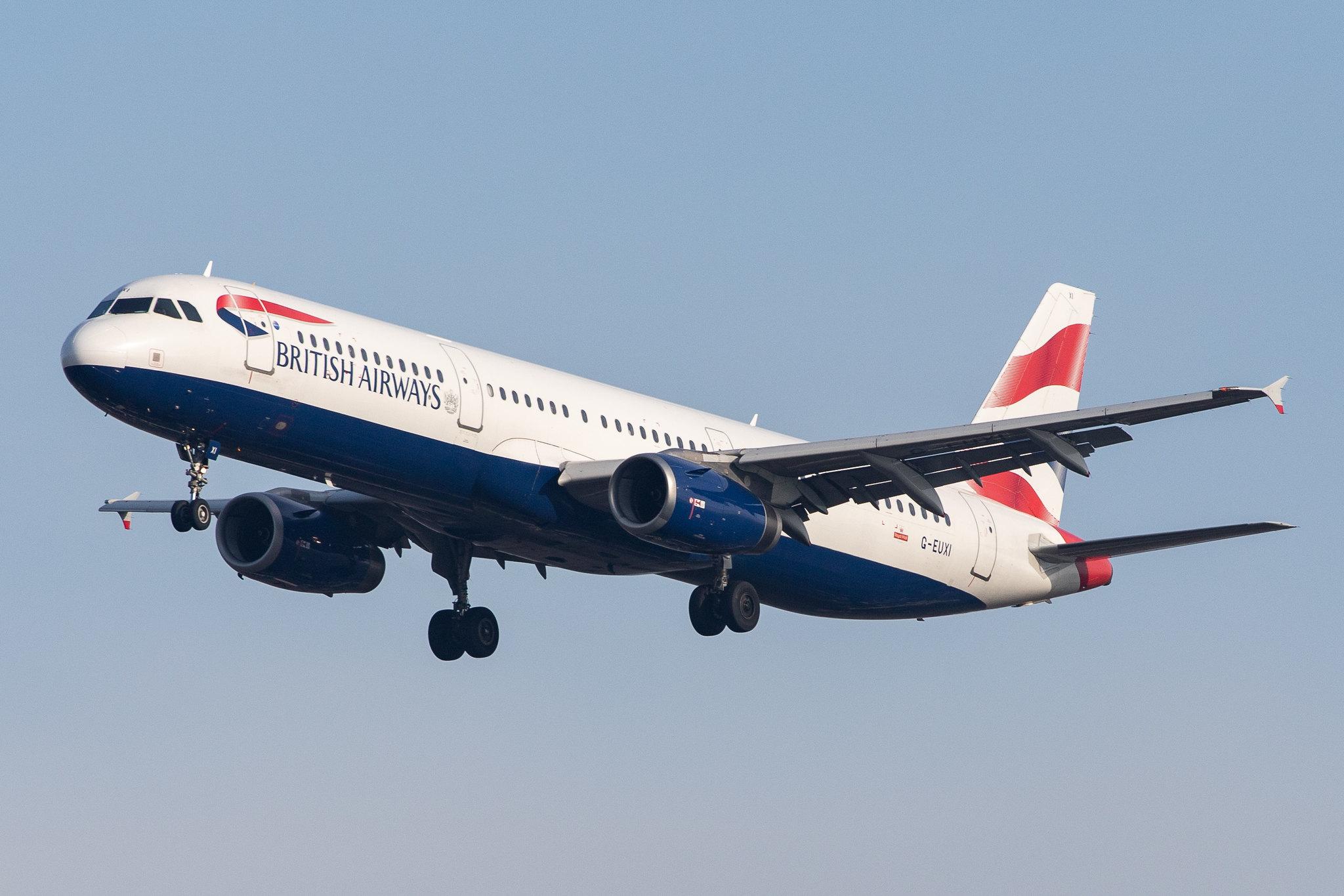 London Heathrow Airport: British Airways (BA / BAW) |  Airbus A321-231 A321 | G-EUXI | MSN 2536