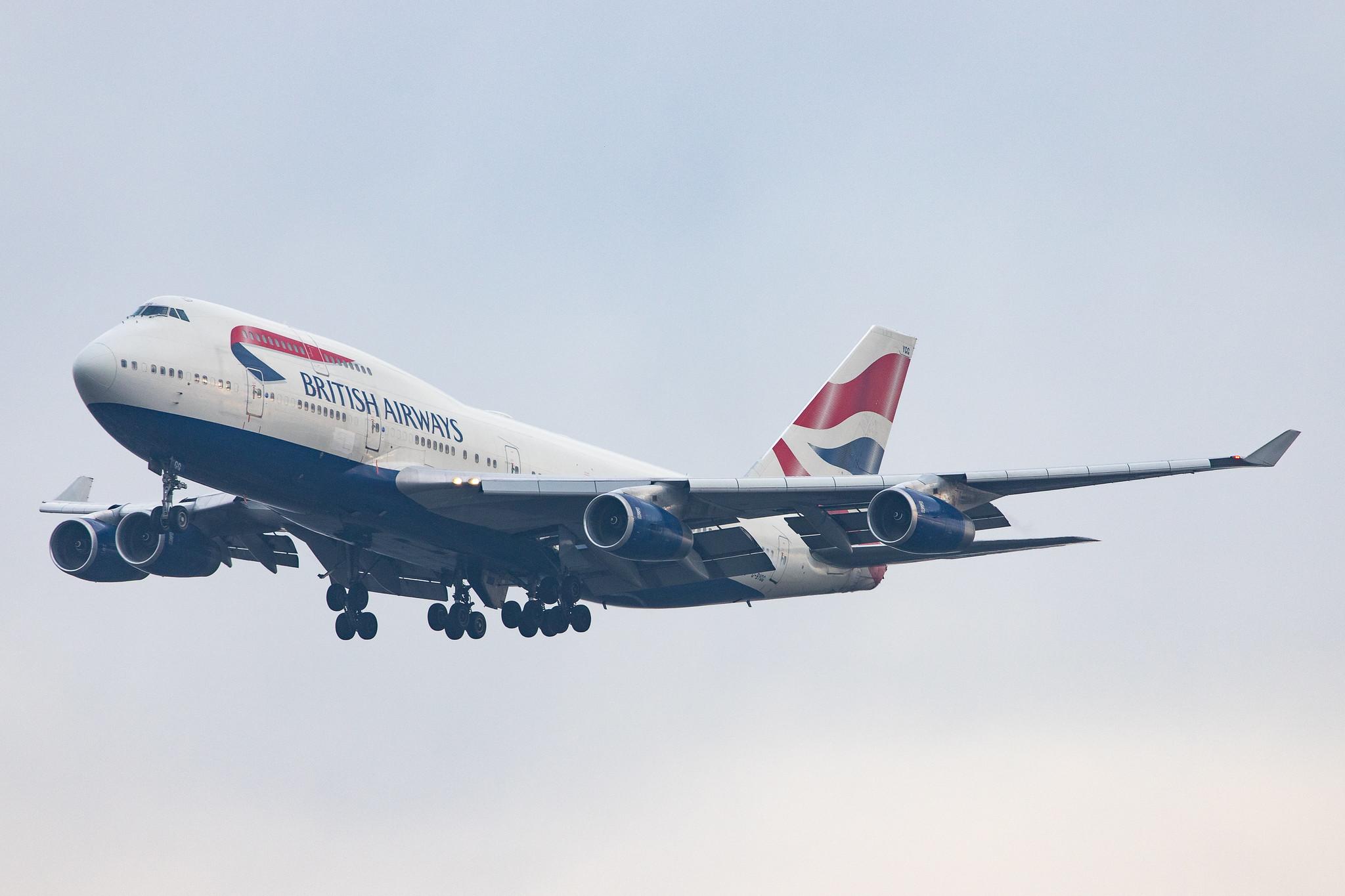 London Heathrow Airport: British Airways (BA / BAW) |  Boeing 747-436 B744 | G-BYGG | MSN 28859