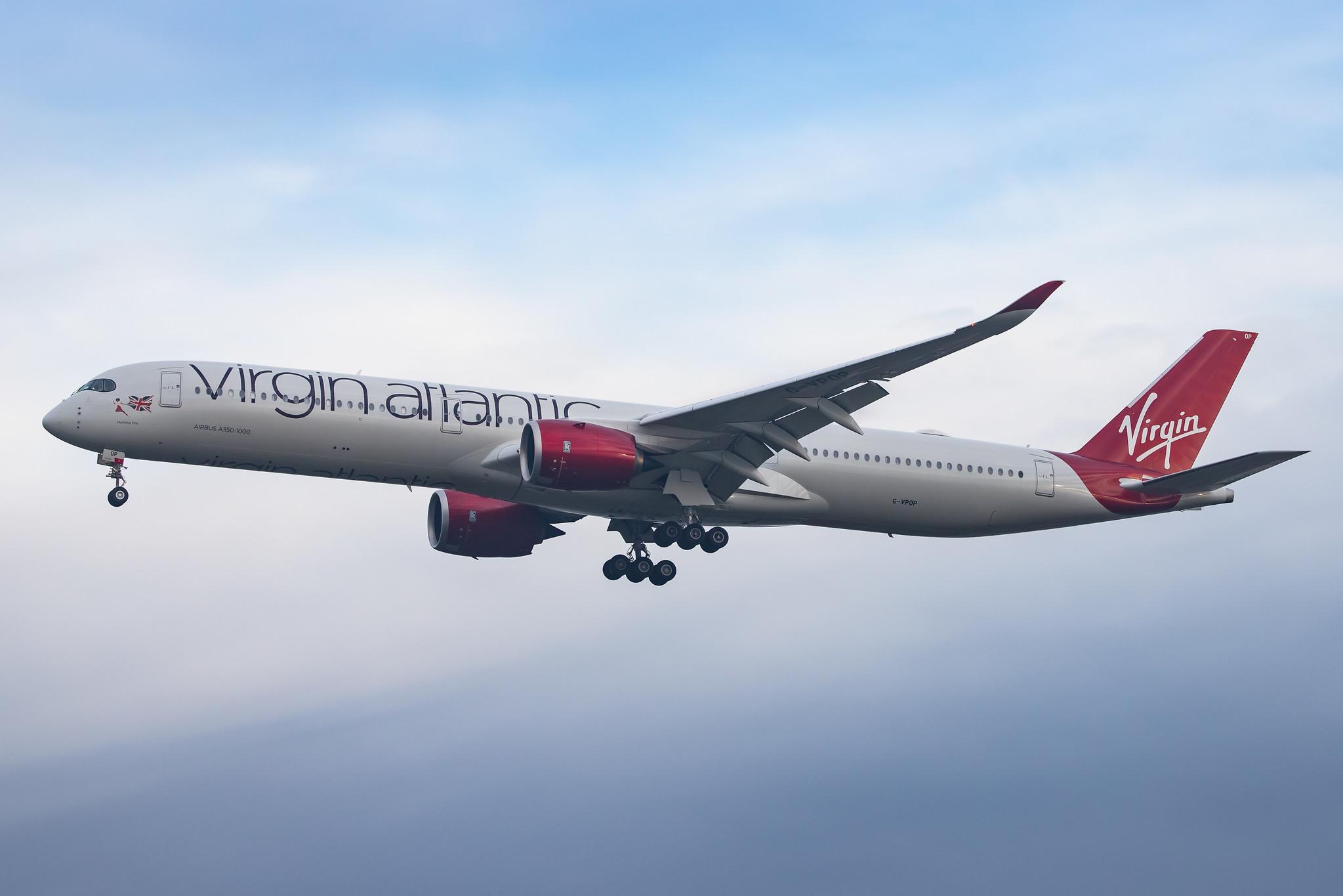 London Heathrow Airport: Virgin Atlantic (VS / VIR) |  Airbus A350-1041 A35K | G-VPOP | MSN 298