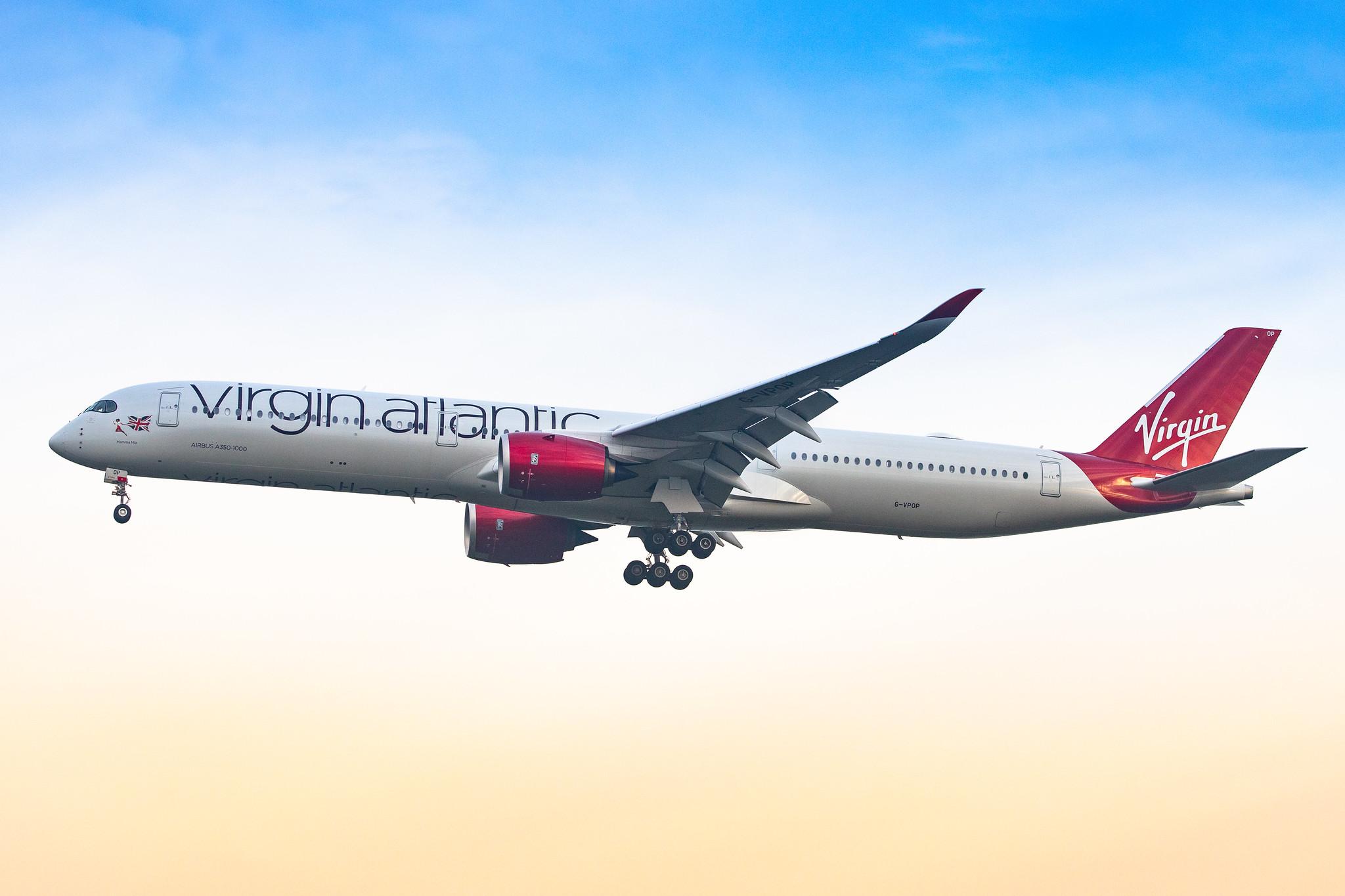 London Heathrow Airport: Virgin Atlantic (VS / VIR) |  Airbus A350-1041 A35K | G-VPOP | MSN 298