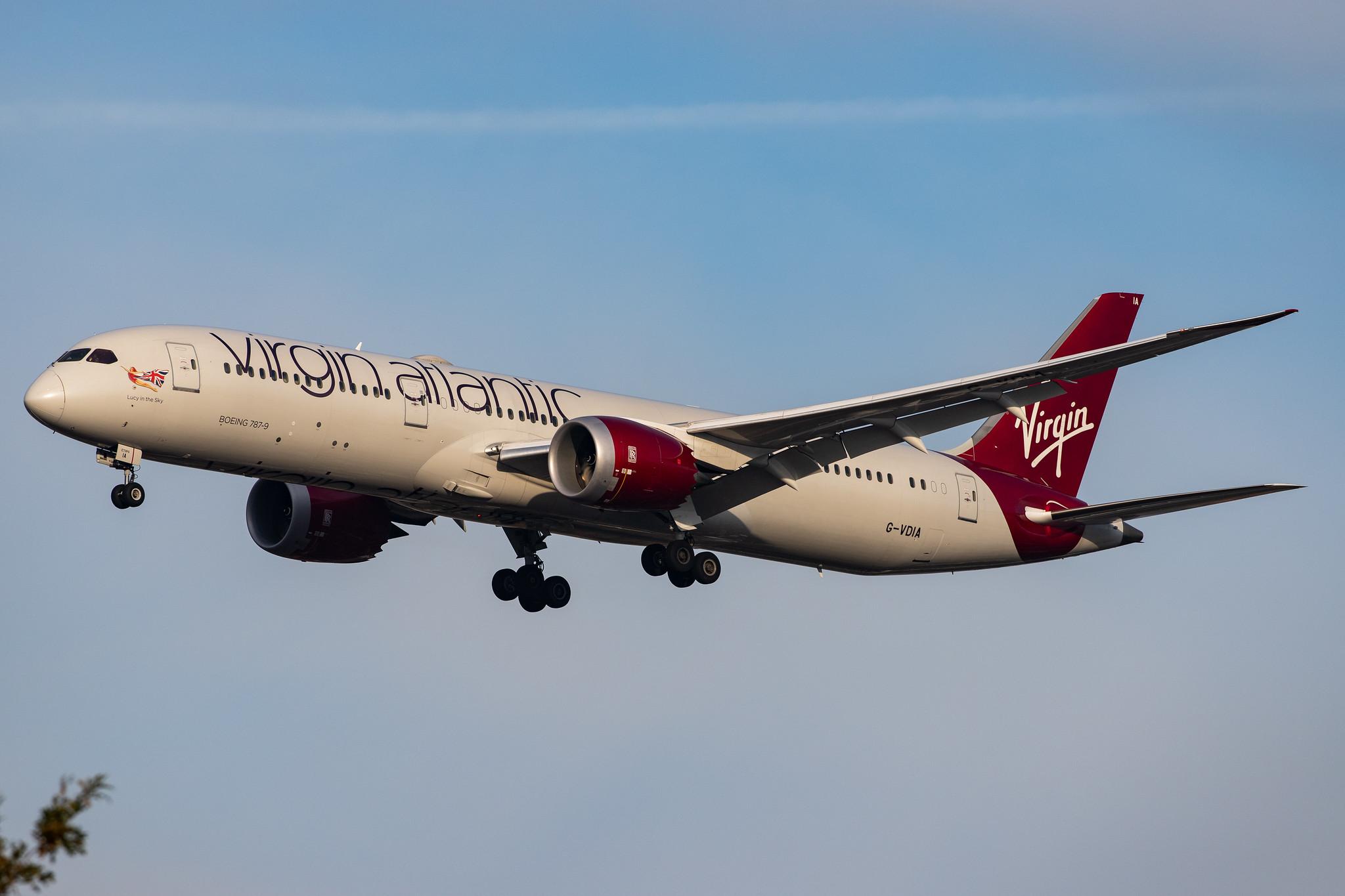 London Heathrow Airport: Virgin Atlantic (VS / VIR) |  Boeing 787-9 Dreamliner B789 | G-VDIA | MSN 37975
