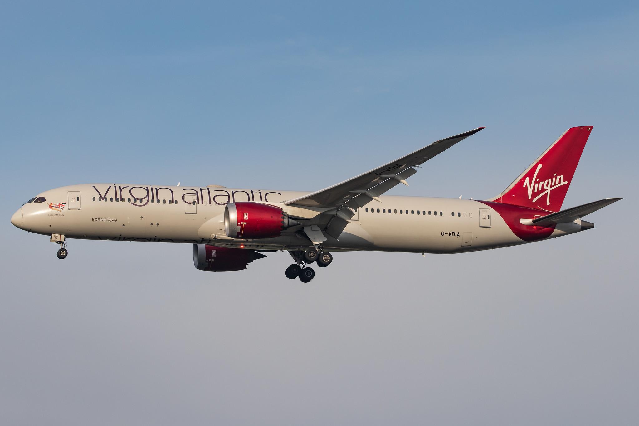 London Heathrow Airport: Virgin Atlantic (VS / VIR) |  Boeing 787-9 Dreamliner B789 | G-VDIA | MSN 37975