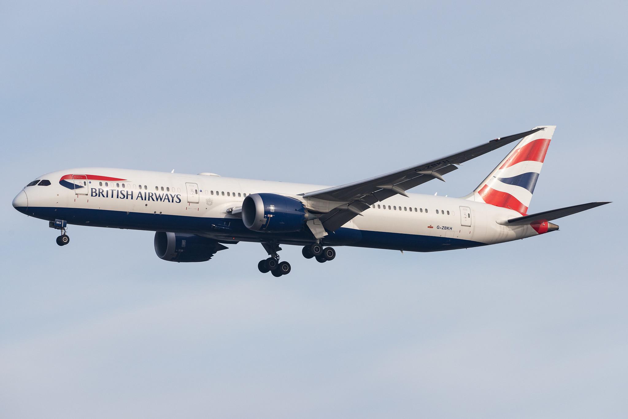 London Heathrow Airport: British Airways (BA / BAW) |  Boeing 787-9 Dreamliner B789 | G-ZBKH | MSN 38624