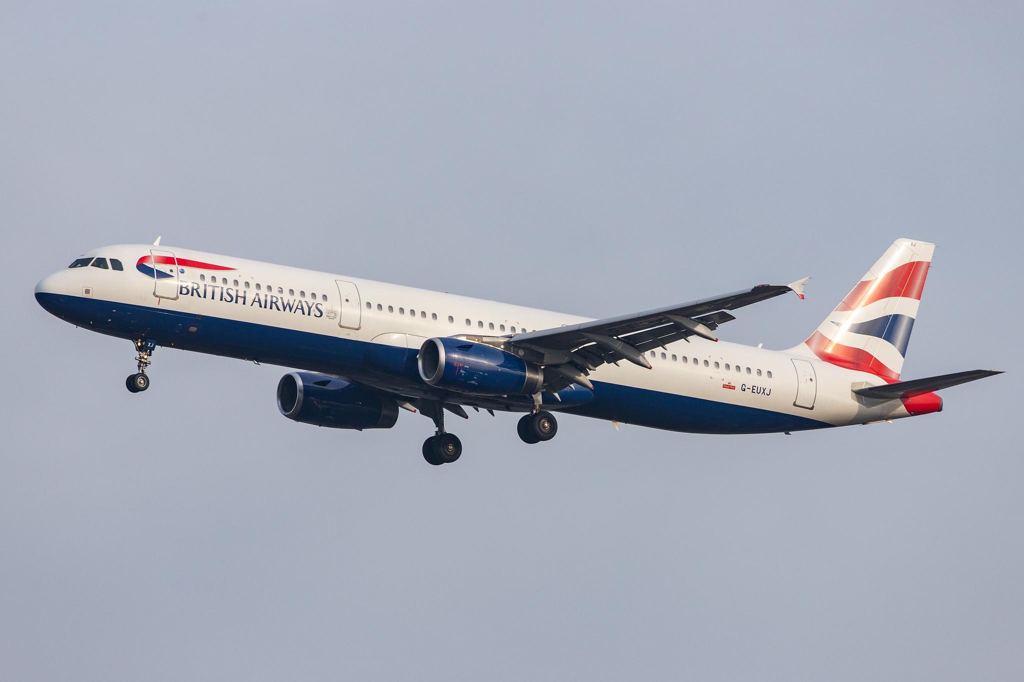 London Heathrow Airport: British Airways (BA / BAW) |  Airbus A321-231 A321 | G-EUXJ | MSN 3081