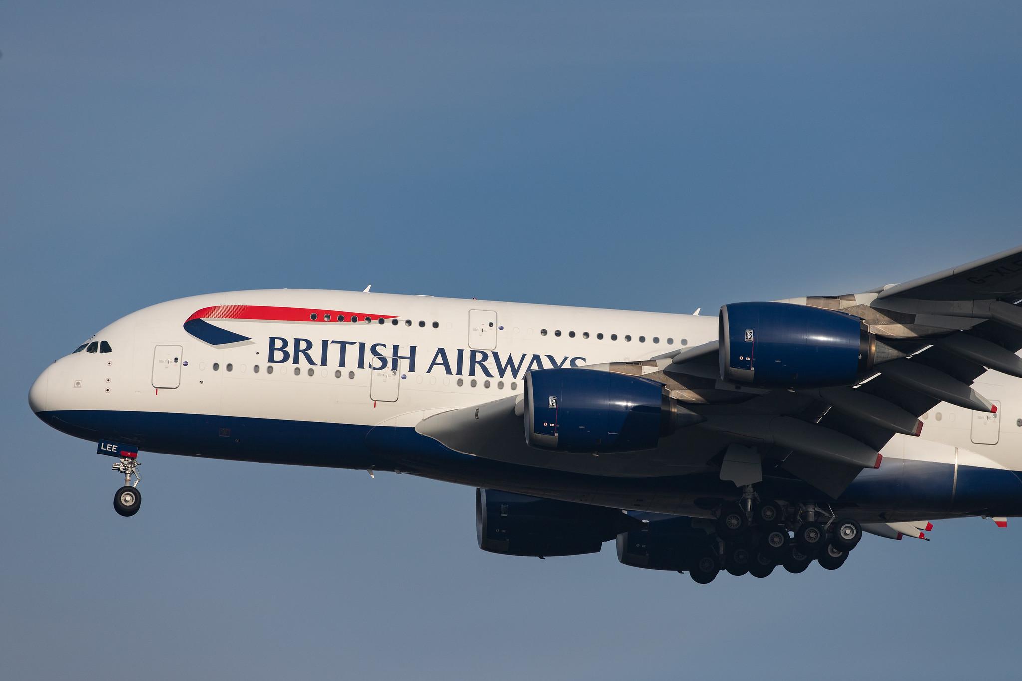 London Heathrow Airport: British Airways (BA / BAW) |  Airbus A380-841 A388 | G-XLEE | MSN 148