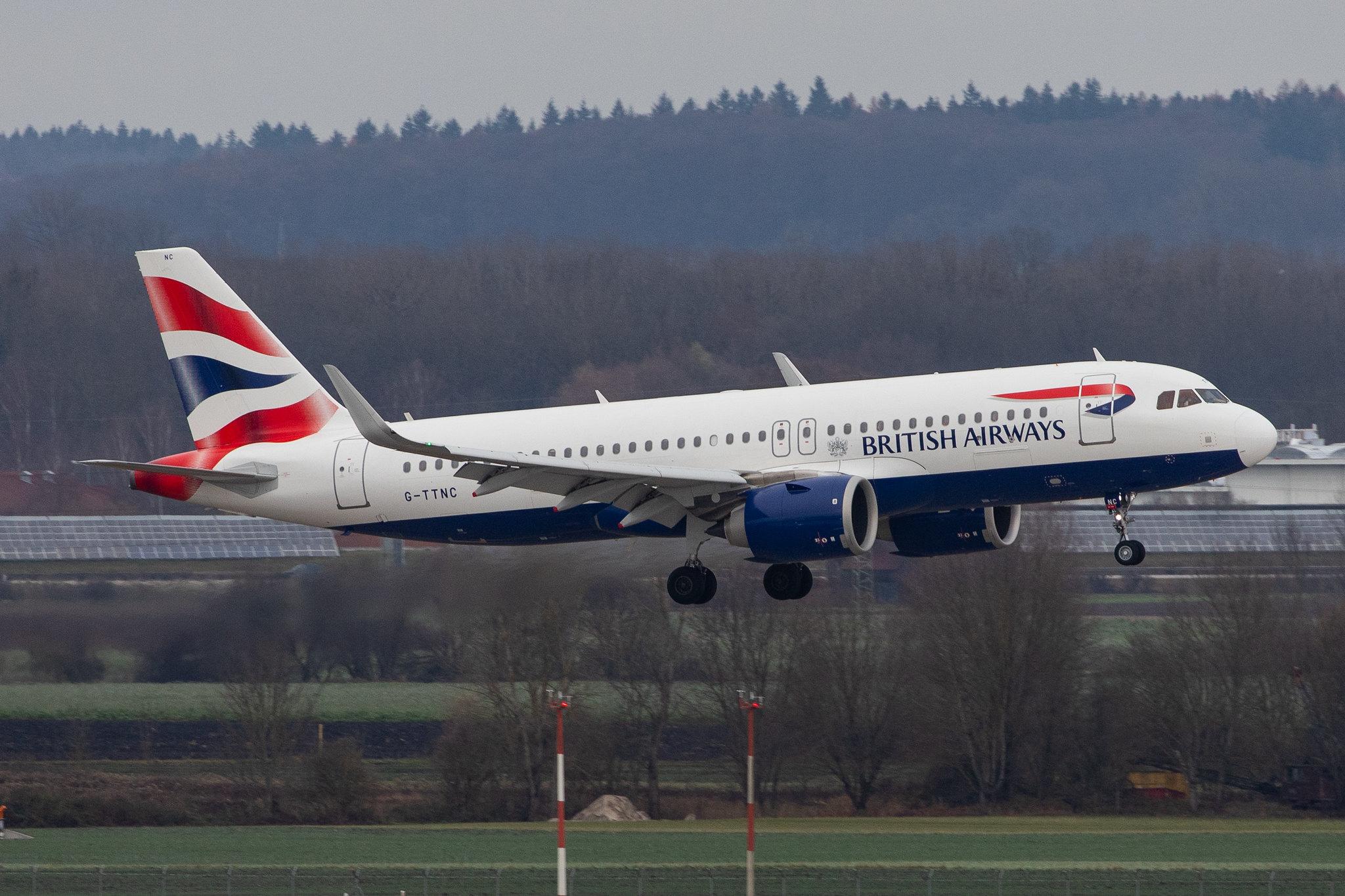 Munich Airport: British Airways (BA / BAW) |  Airbus A320-251N A20N | G-TTNC | MSN 8173