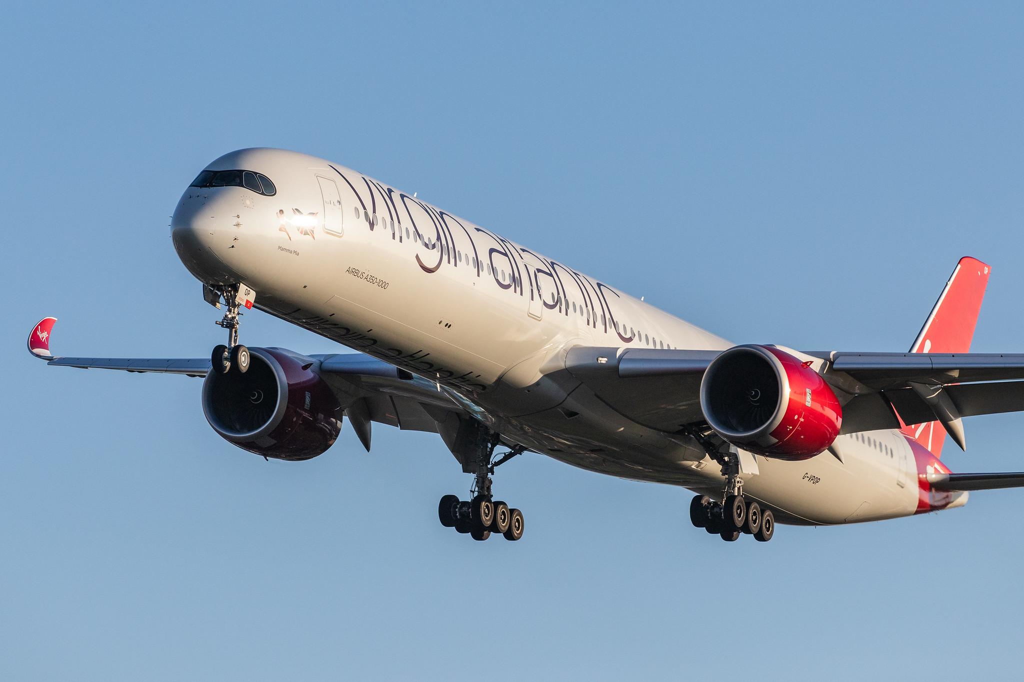 London Heathrow Airport: Virgin Atlantic (VS / VIR) |  Airbus A350-1041 A35K | G-VPOP | MSN 298