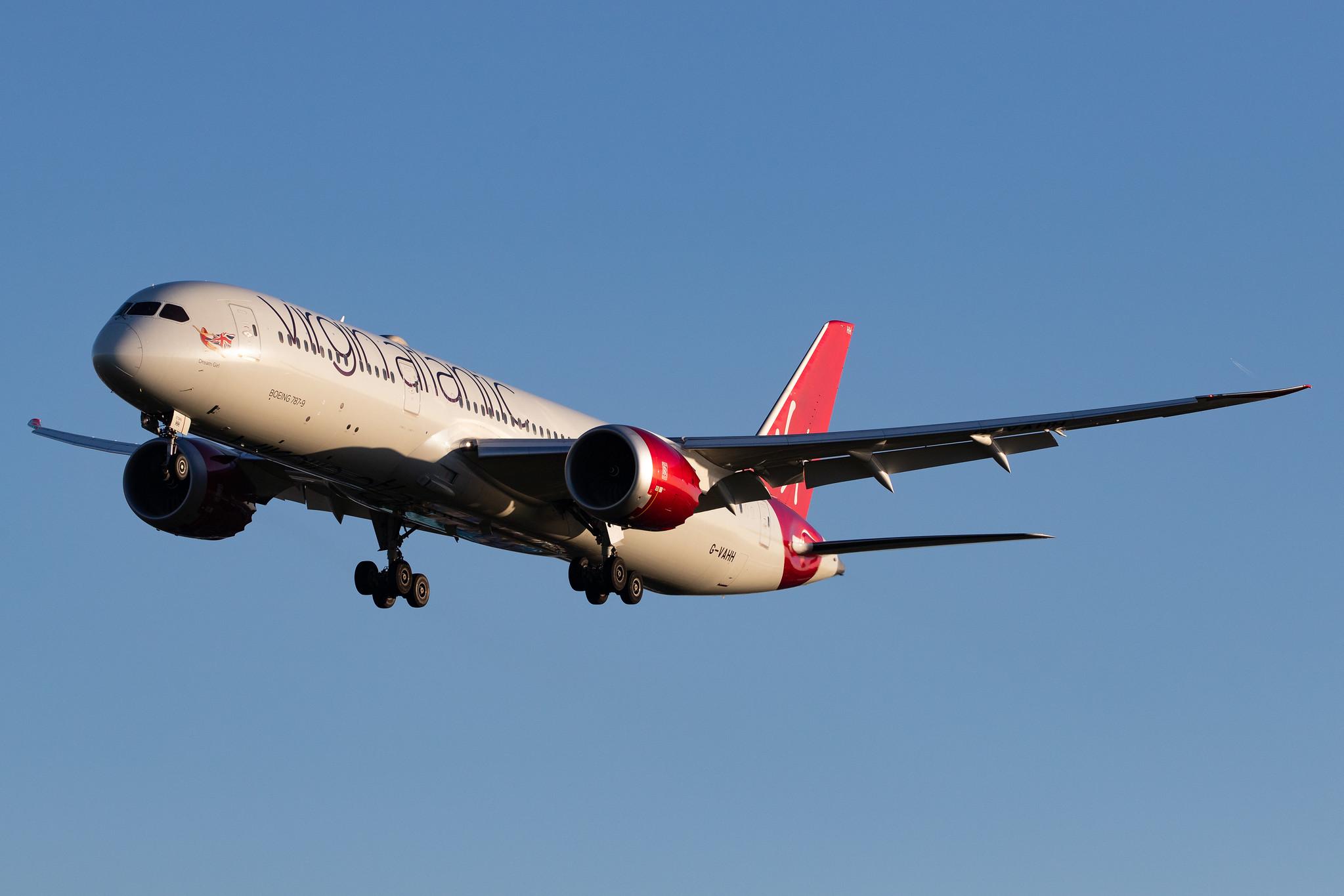 London Heathrow Airport: Virgin Atlantic (VS / VIR) |  Boeing 787-9 Dreamliner B789 | G-VAHH | MSN 37967