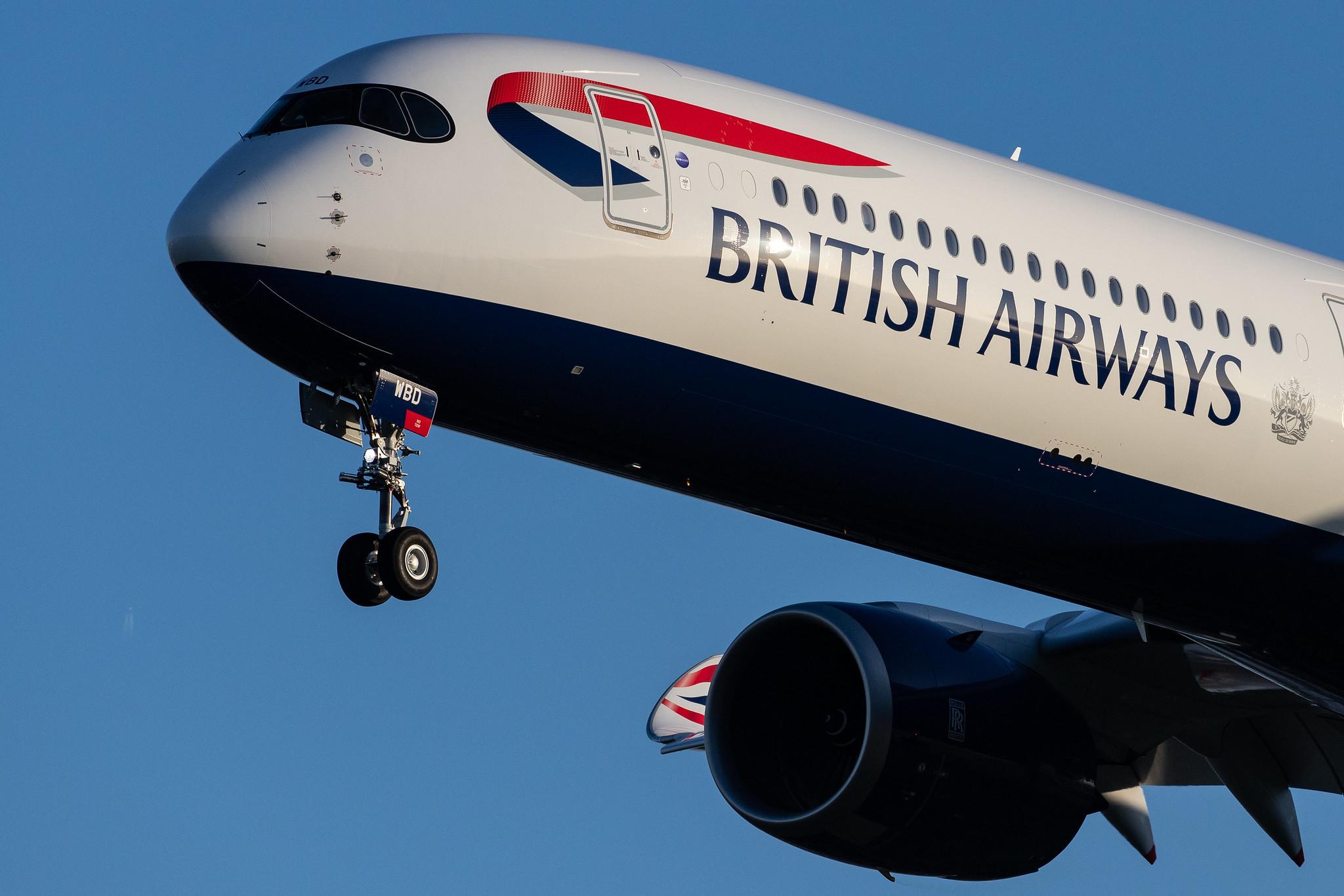 London Heathrow Airport: British Airways (BA / BAW) |  Airbus A350-1041 A35K | G-XWBD | MSN 374