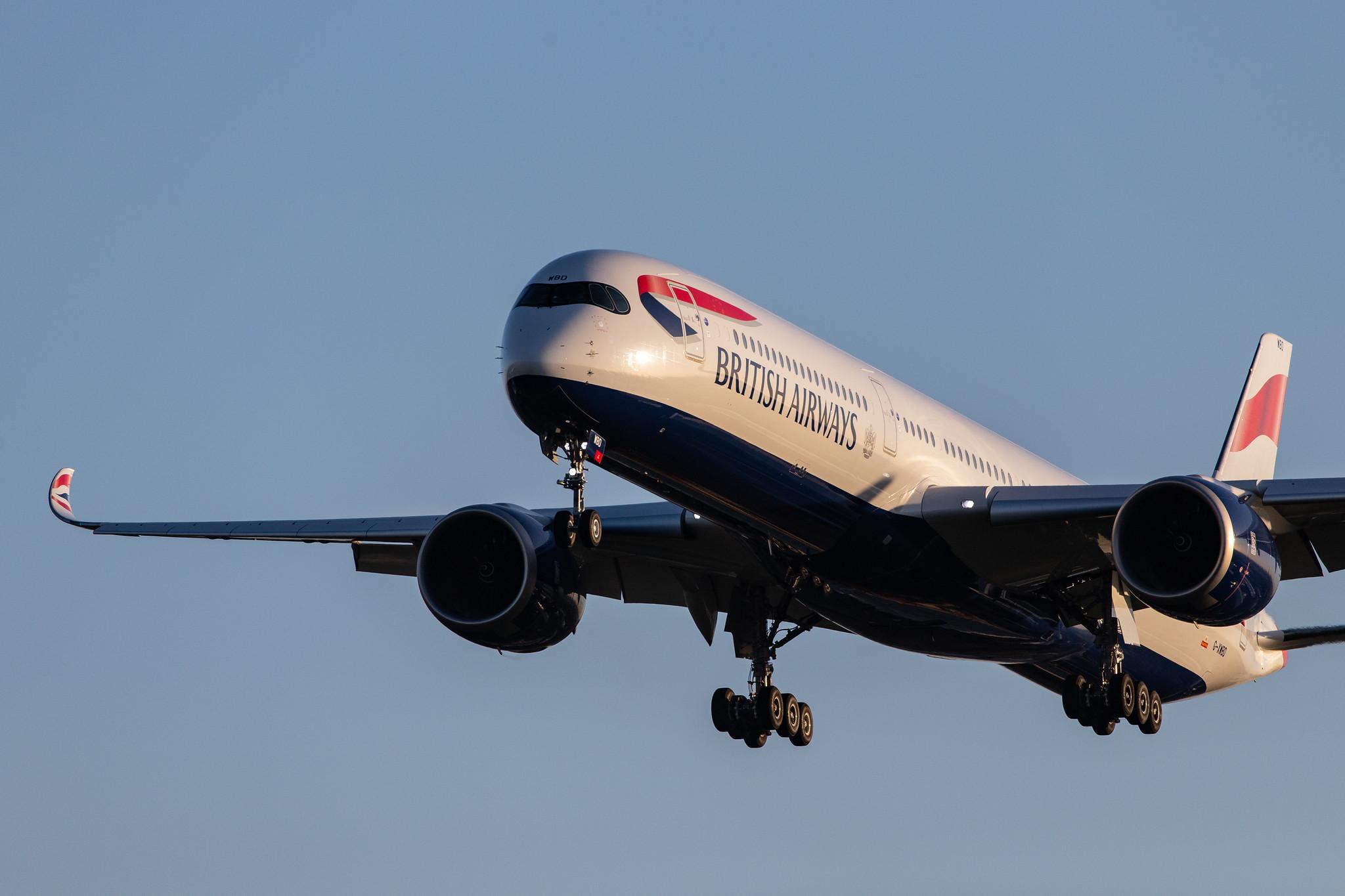 London Heathrow Airport: British Airways (BA / BAW) |  Airbus A350-1041 A35K | G-XWBD | MSN 374