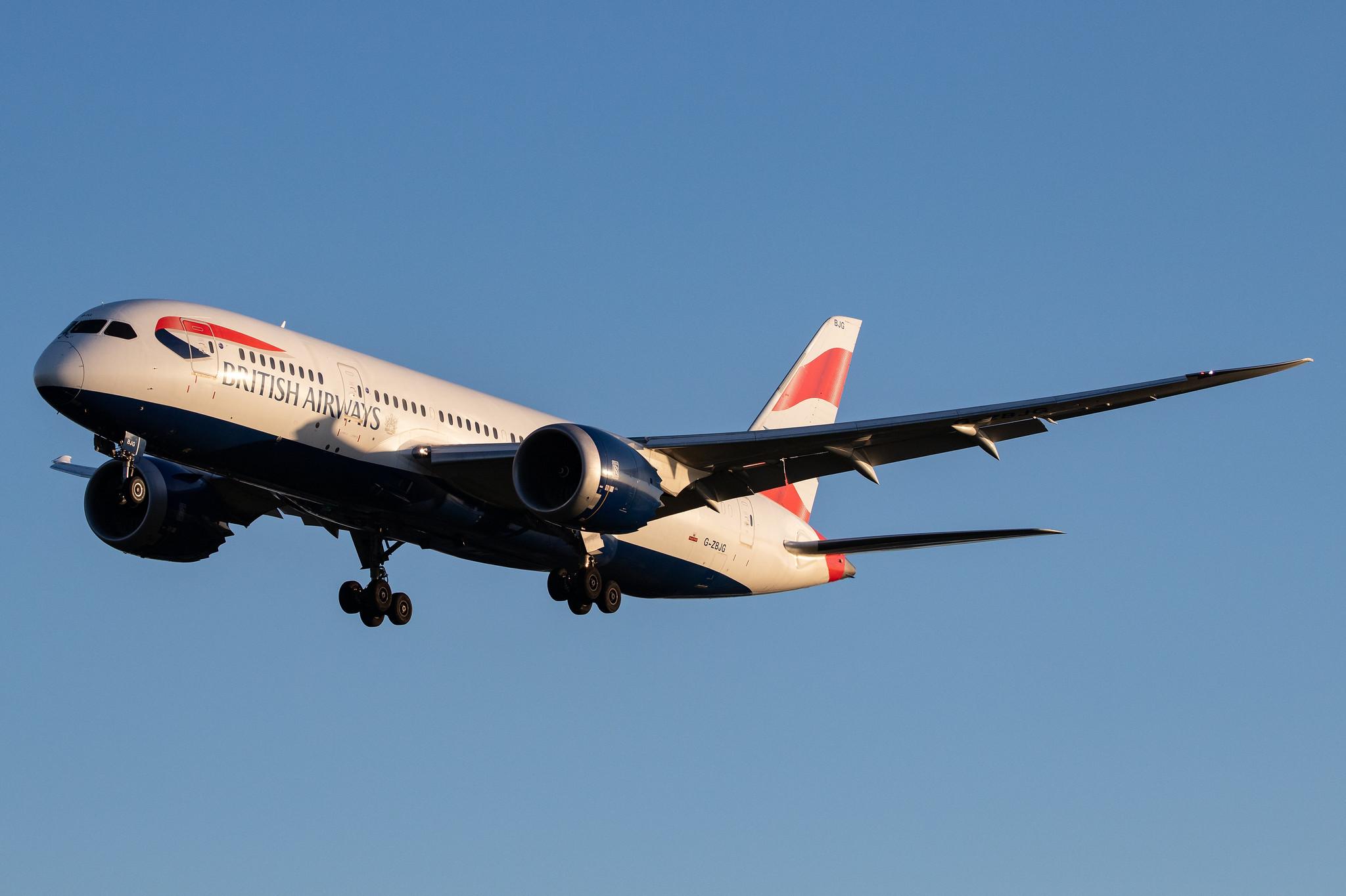 London Heathrow Airport: British Airways (BA / BAW) |  Boeing 787-8 Dreamliner B788 | G-ZBJG | MSN 38614