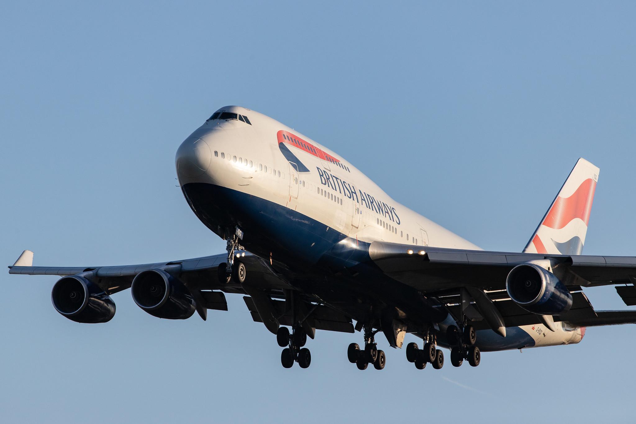 London Heathrow Airport: British Airways (BA / BAW) |  Boeing 747-436 B744 | G-BYGG | MSN 28859