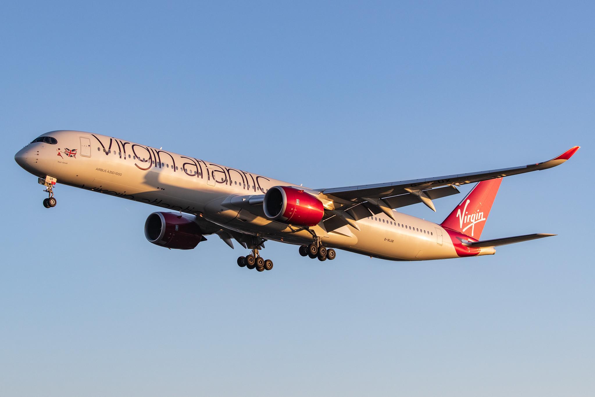London Heathrow Airport: Virgin Atlantic (VS / VIR) |  Airbus A350-1041 A35K | G-VLUX | MSN 274