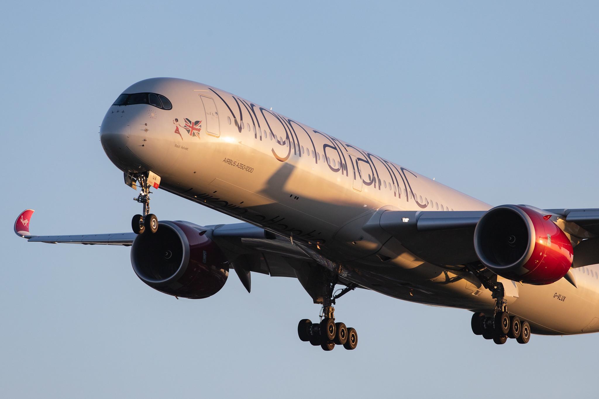 London Heathrow Airport: Virgin Atlantic (VS / VIR) |  Airbus A350-1041 A35K | G-VLUX | MSN 274