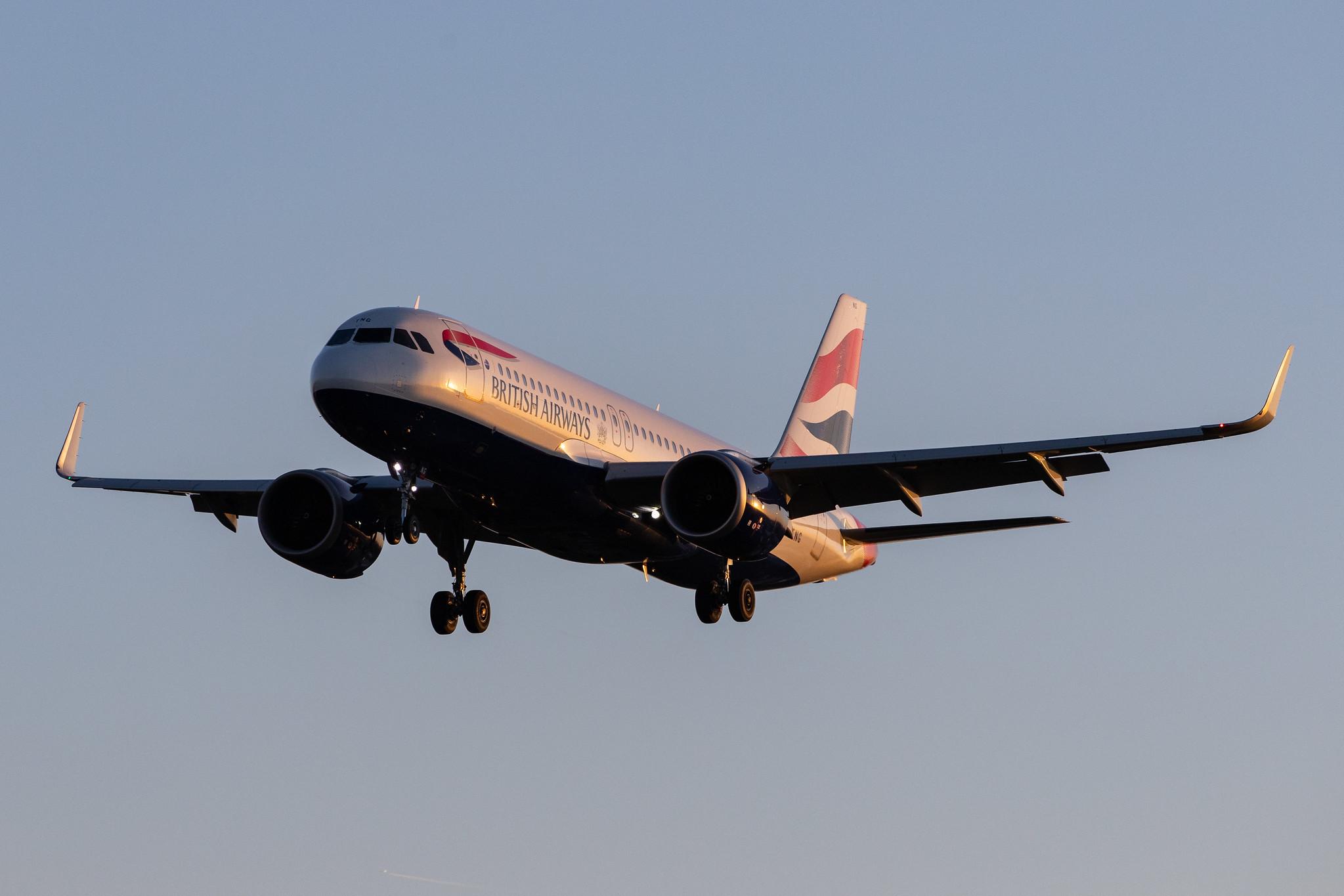 London Heathrow Airport: British Airways (BA / BAW) |  Airbus A320-251N A20N | G-TTNG | MSN 8431