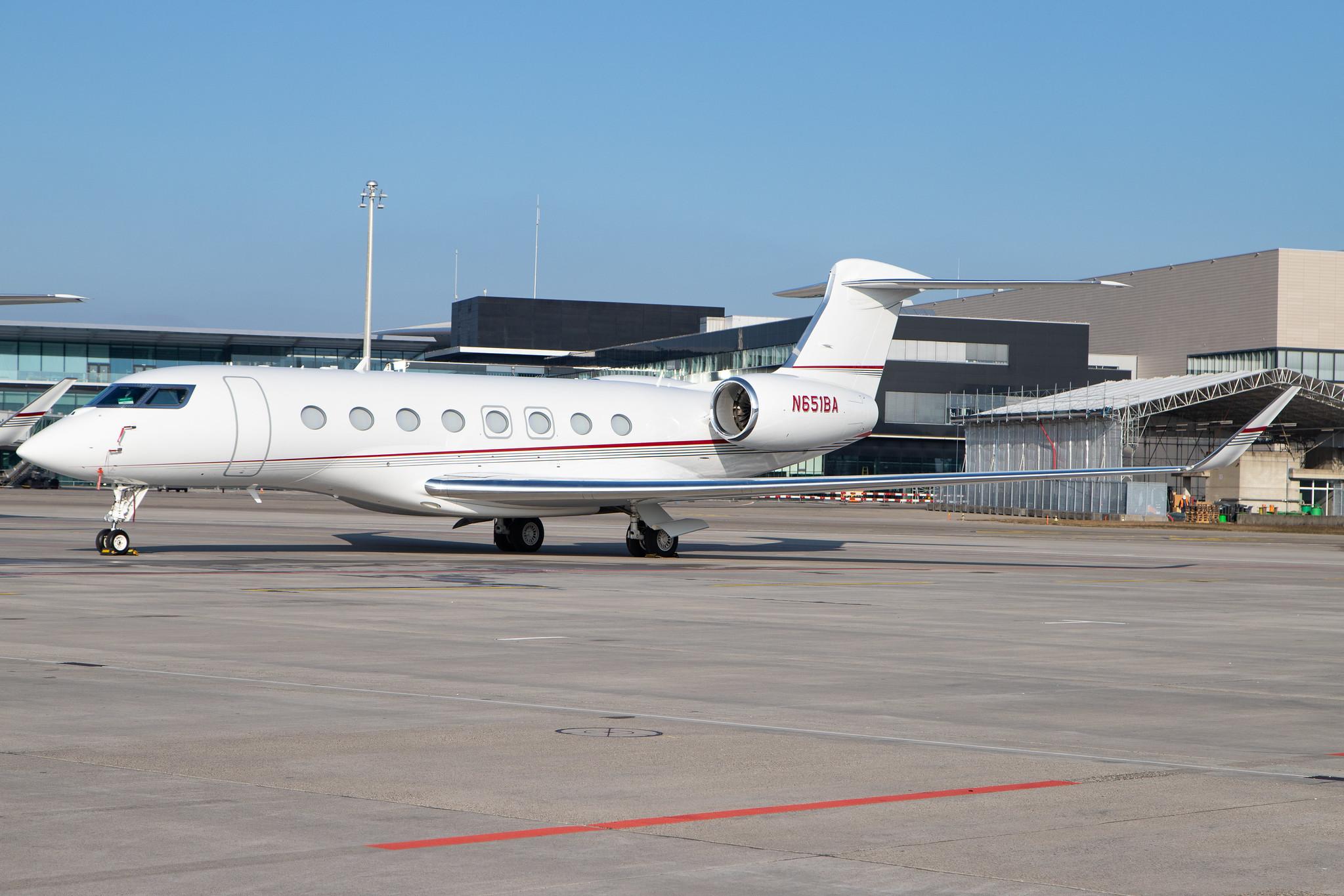 Flughafen Zürich: Private owner |  Gulfstream G650ER GLF6 | N651BA | MSN 6287