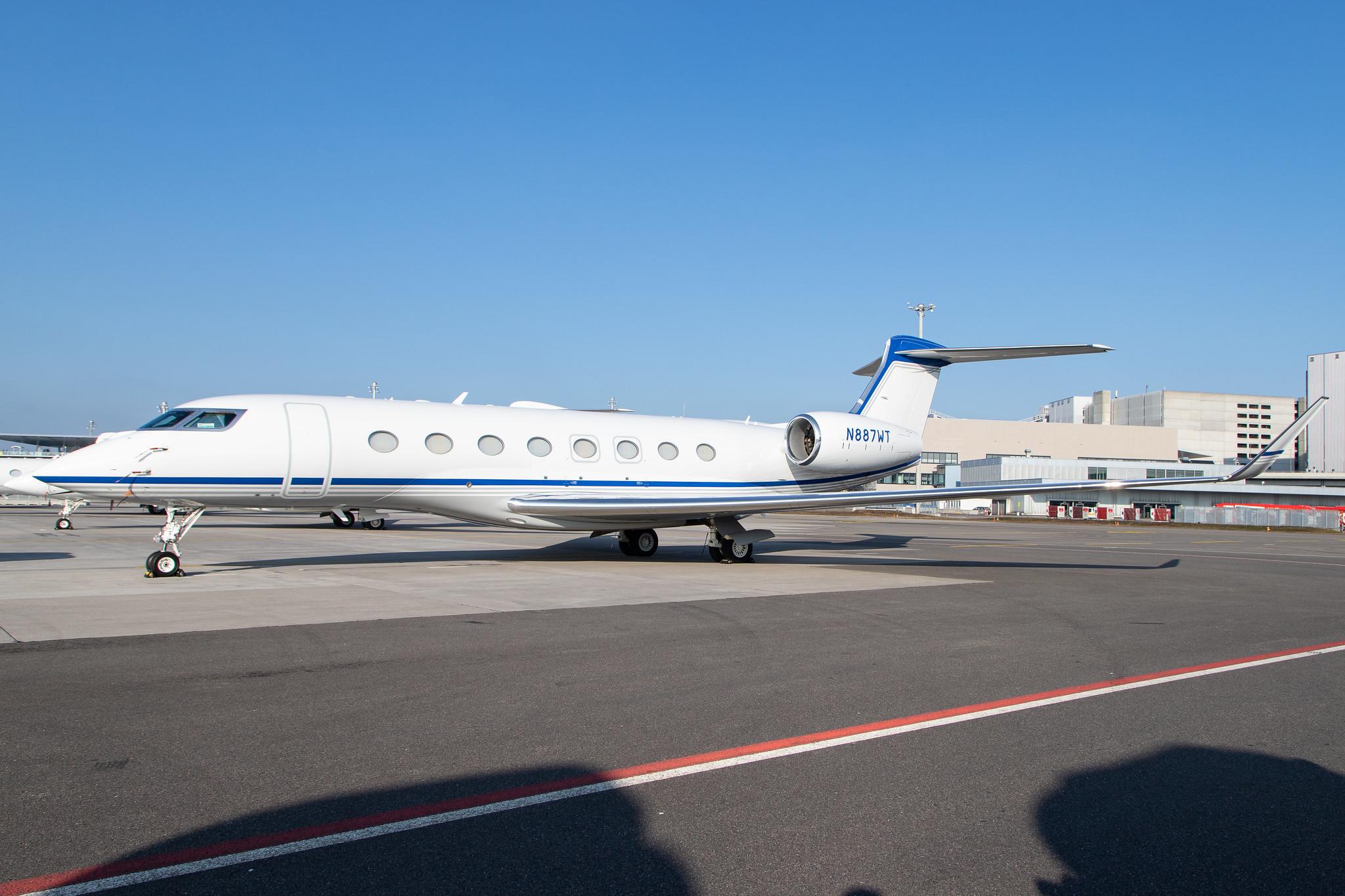 Flughafen Zürich: Private owner |  Gulfstream G650 GLF6 | N887WT | MSN 6124