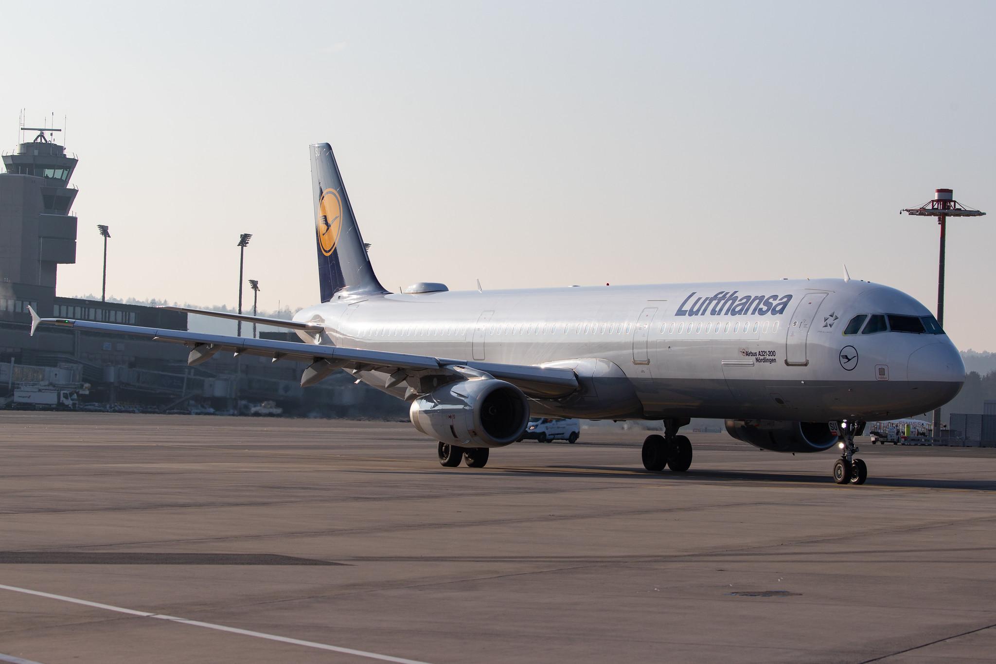 Flughafen Zürich: Lufthansa (LH / DLH) |  Airbus A321-231 A321 | D-AISU | MSN 4016