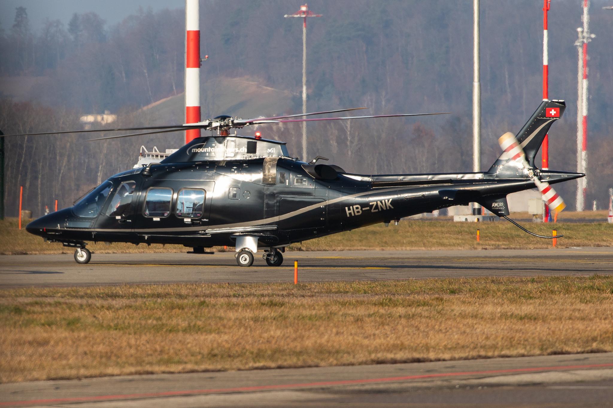 Flughafen Zürich: Mountain Flyers |  Leonardo AW109SP A109 | HB-ZNK | MSN 22372