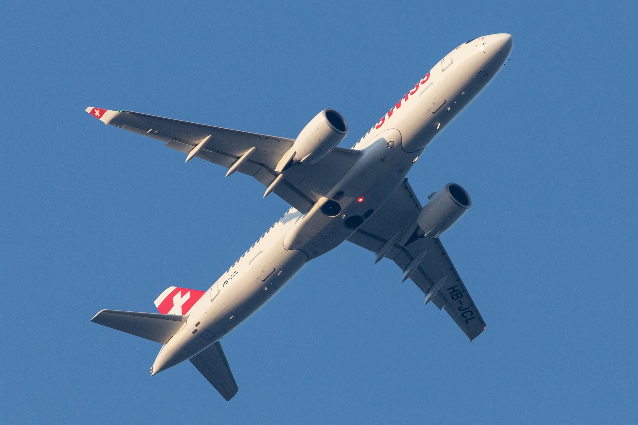 Flughafen Zürich: Swiss (LX / SWR) |  Airbus A220-300 BCS3 | HB-JCL | MSN 55029