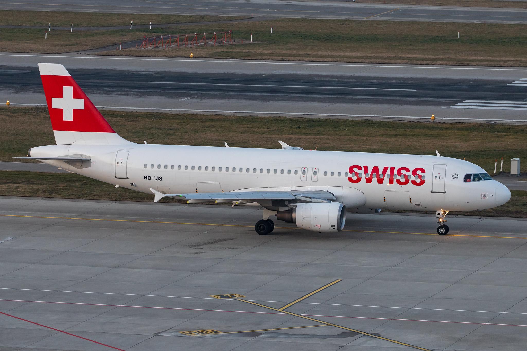Flughafen Zürich: Swiss (LX / SWR) |  Airbus A320-214 A320 | HB-IJS | MSN 0782