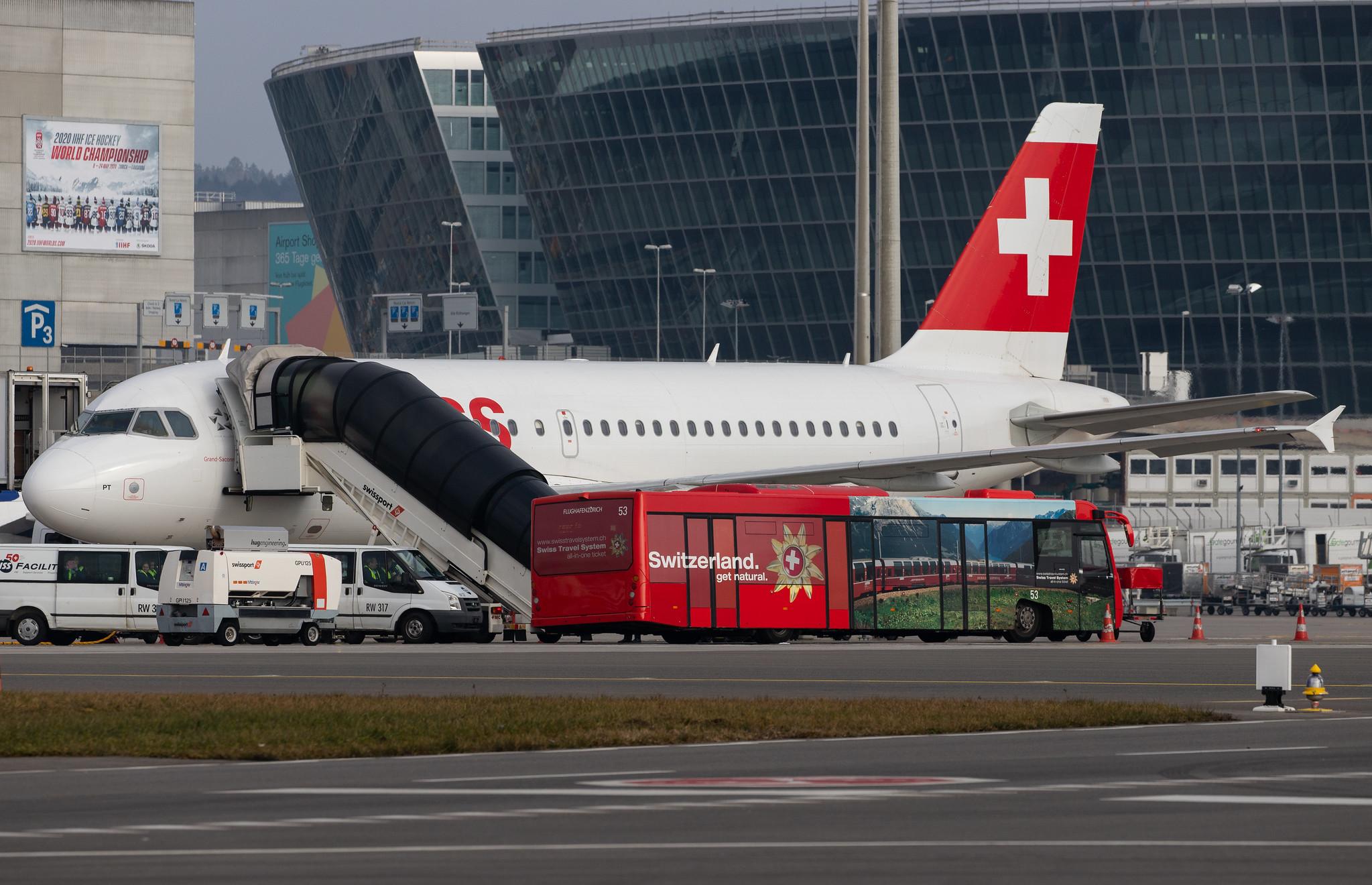 Flughafen Zürich: Swiss (LX / SWR) |  Airbus A319-112 A319 | HB-IPT | MSN 0727