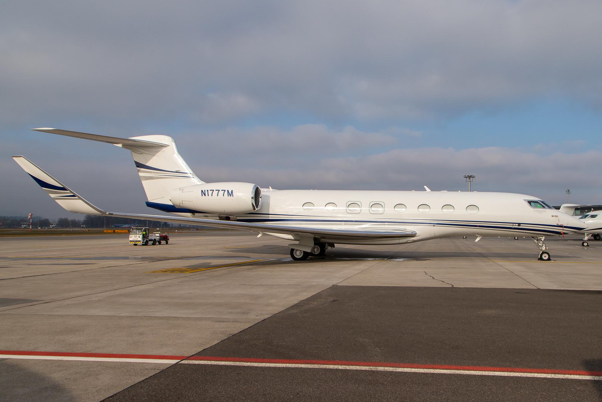 Flughafen Zürich: Jet Aviation Flight Services (/ JAS) |  Gulfstream G650 GLF6 | N1777M | MSN 6094