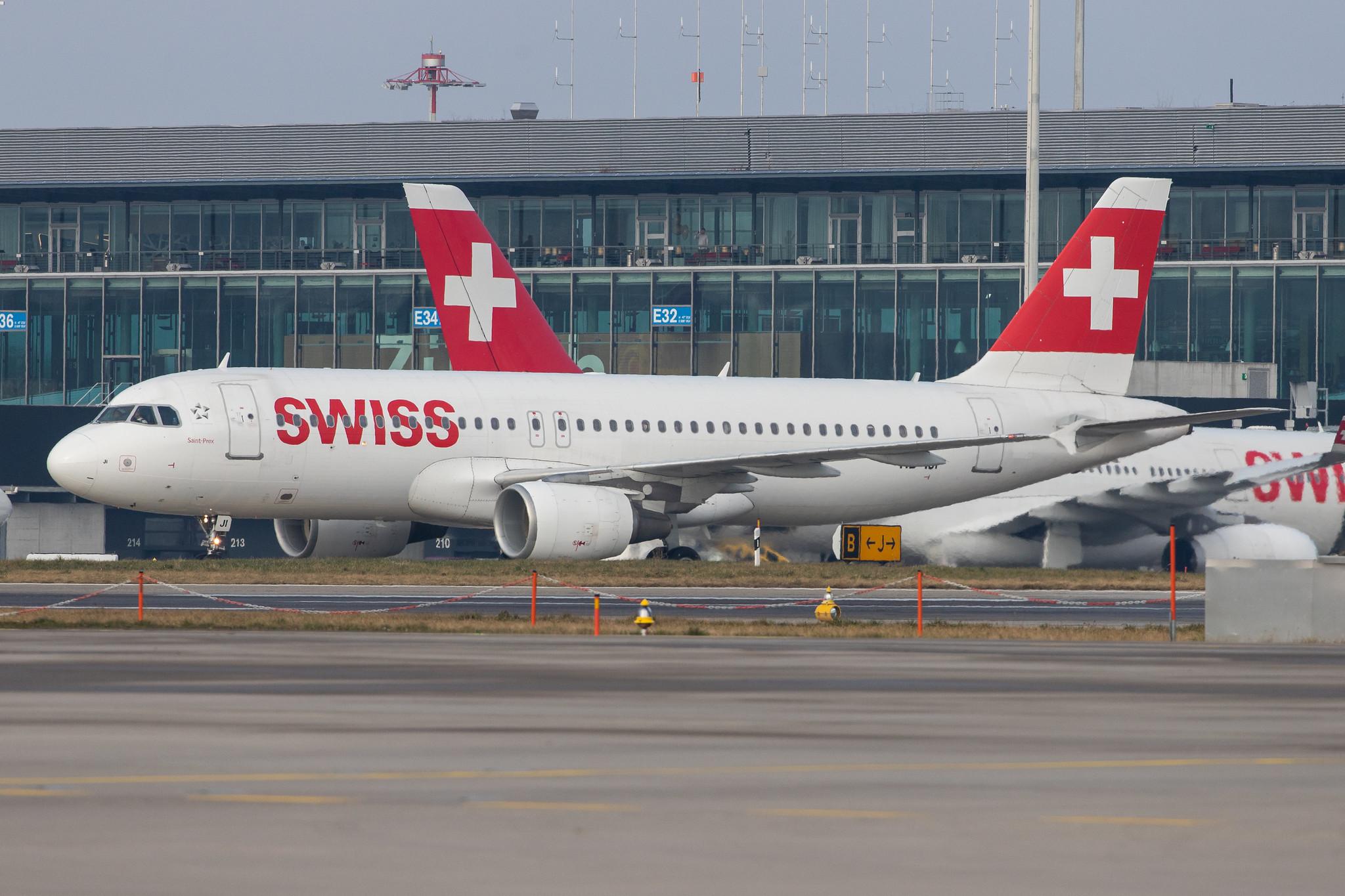 Flughafen Zürich: Swiss (LX / SWR) |  Airbus A320-214 A320 | HB-IJI | MSN 0577
