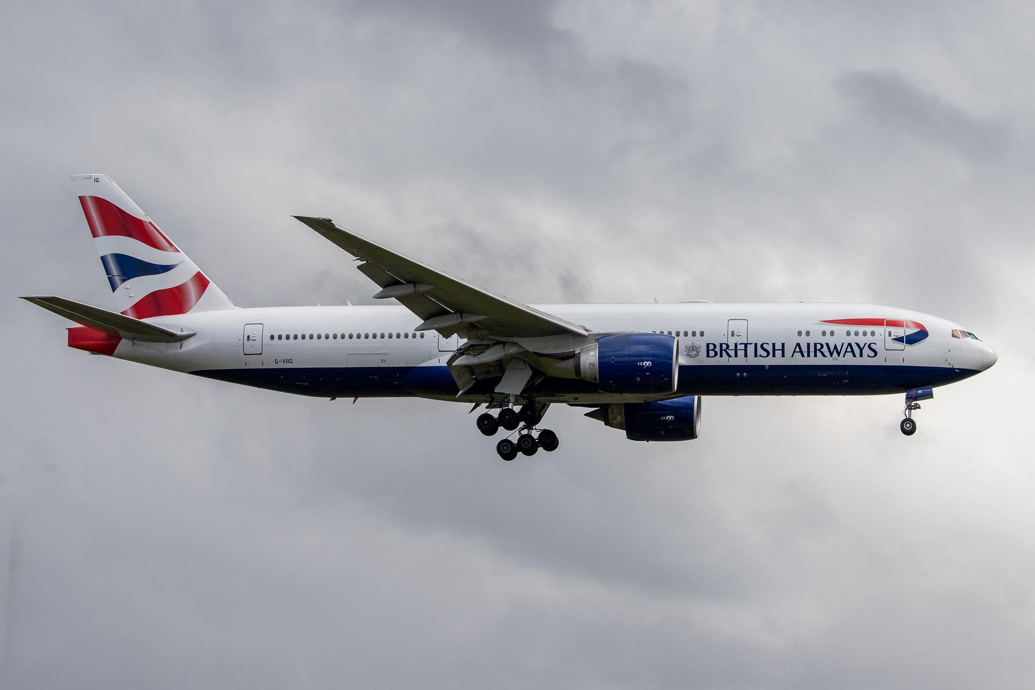 London Heathrow Airport: British Airways (BA / BAW) |  Boeing 777-236(ER) B772 | G-VIIG | MSN 27489