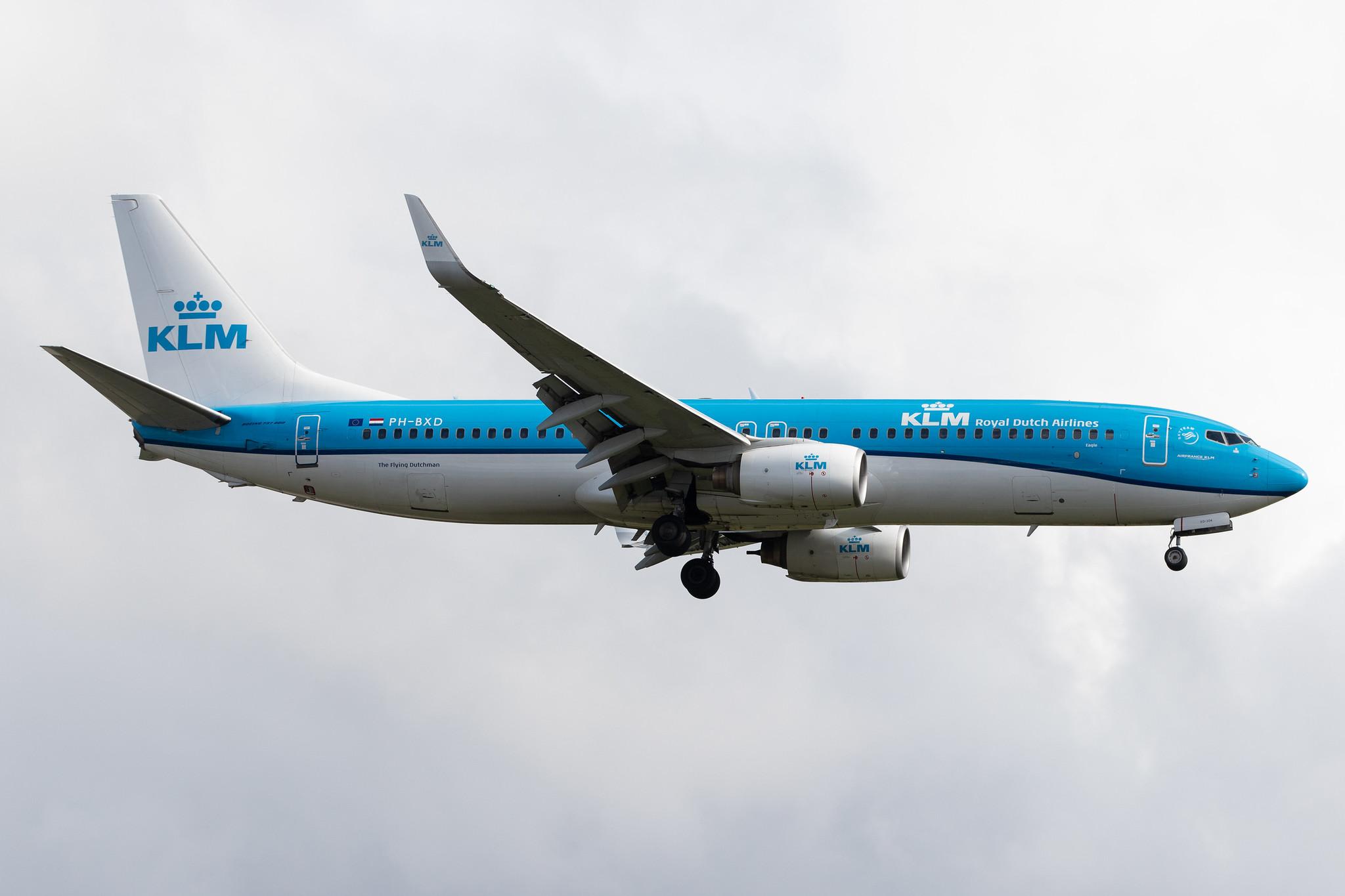 London Heathrow Airport: KLM (KL / KLM) |  Boeing 737-8K2 B738 | PH-BXD | MSN 29134