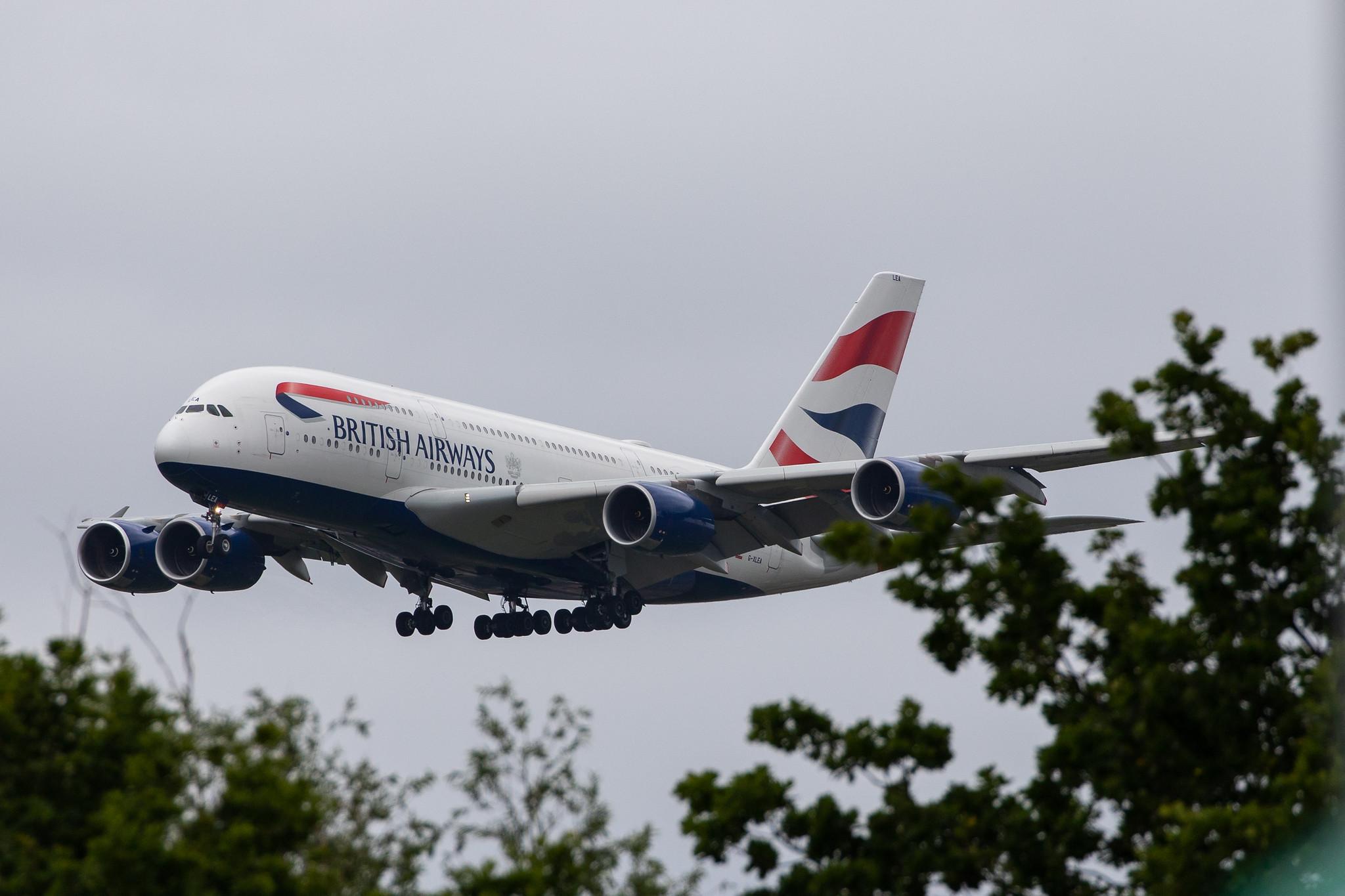 London Heathrow Airport: British Airways (BA / BAW) |  Airbus A380-841 A388 | G-XLEA | MSN 095