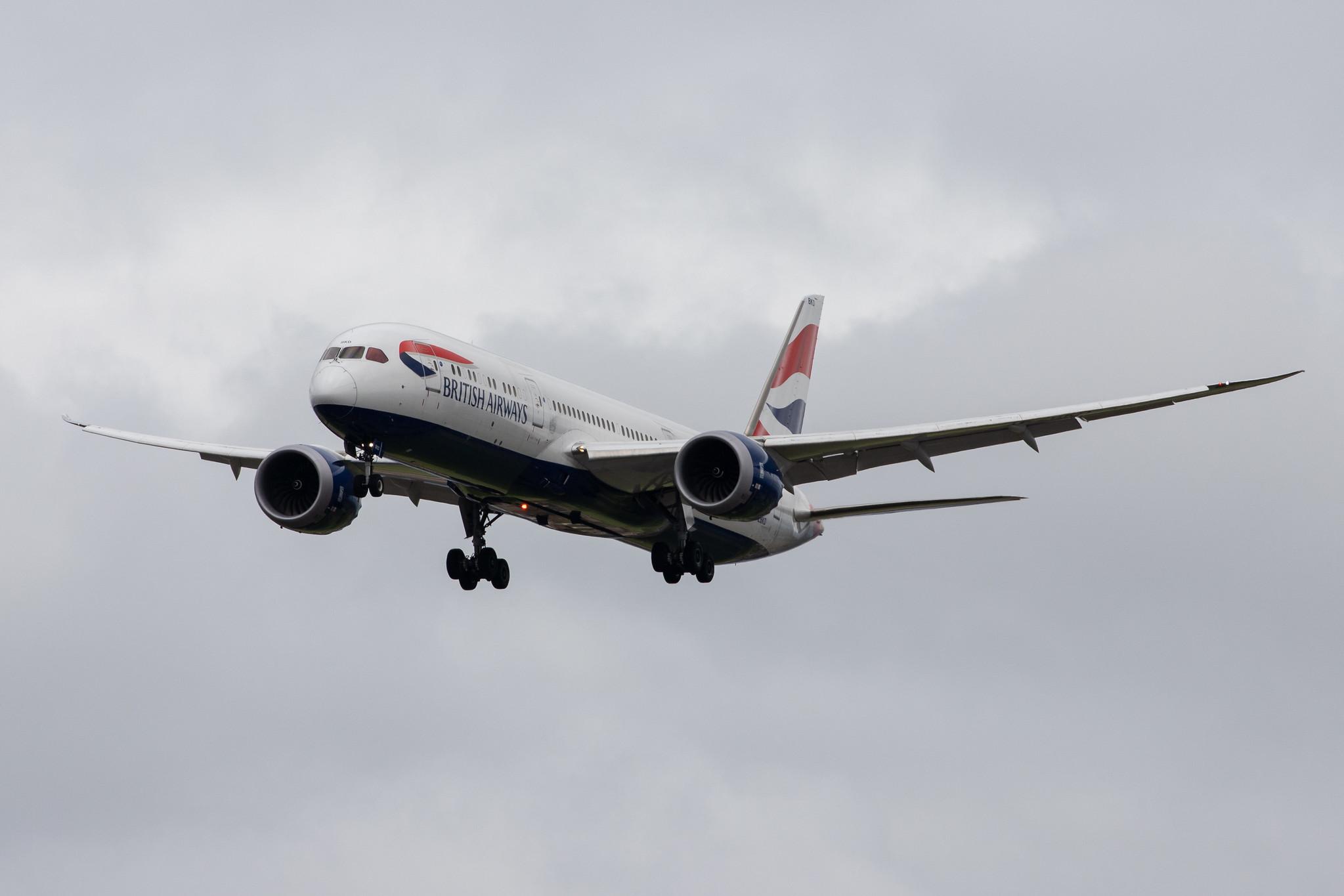 London Heathrow Airport: British Airways (BA / BAW) |  Boeing 787-9 Dreamliner B789 | G-ZBKD | MSN 38618
