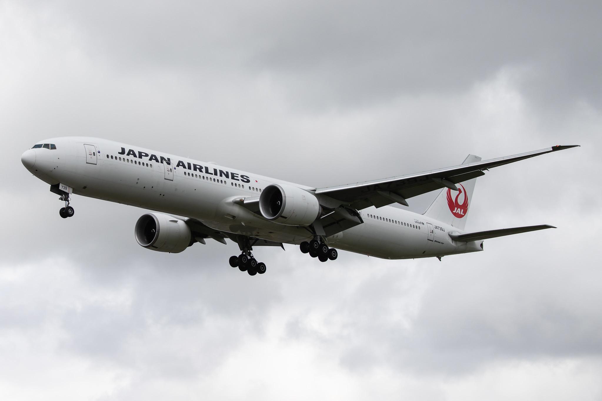 London Heathrow Airport: Japan Airlines (JL / JAL) |  Boeing 777-346(ER) B77W | JA739J | MSN 32437