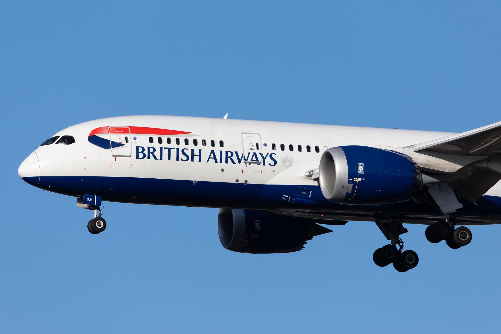 London Heathrow Airport: British Airways (BA / BAW) |  Boeing 787-8 Dreamliner B788 | G-ZBJI | MSN 60626