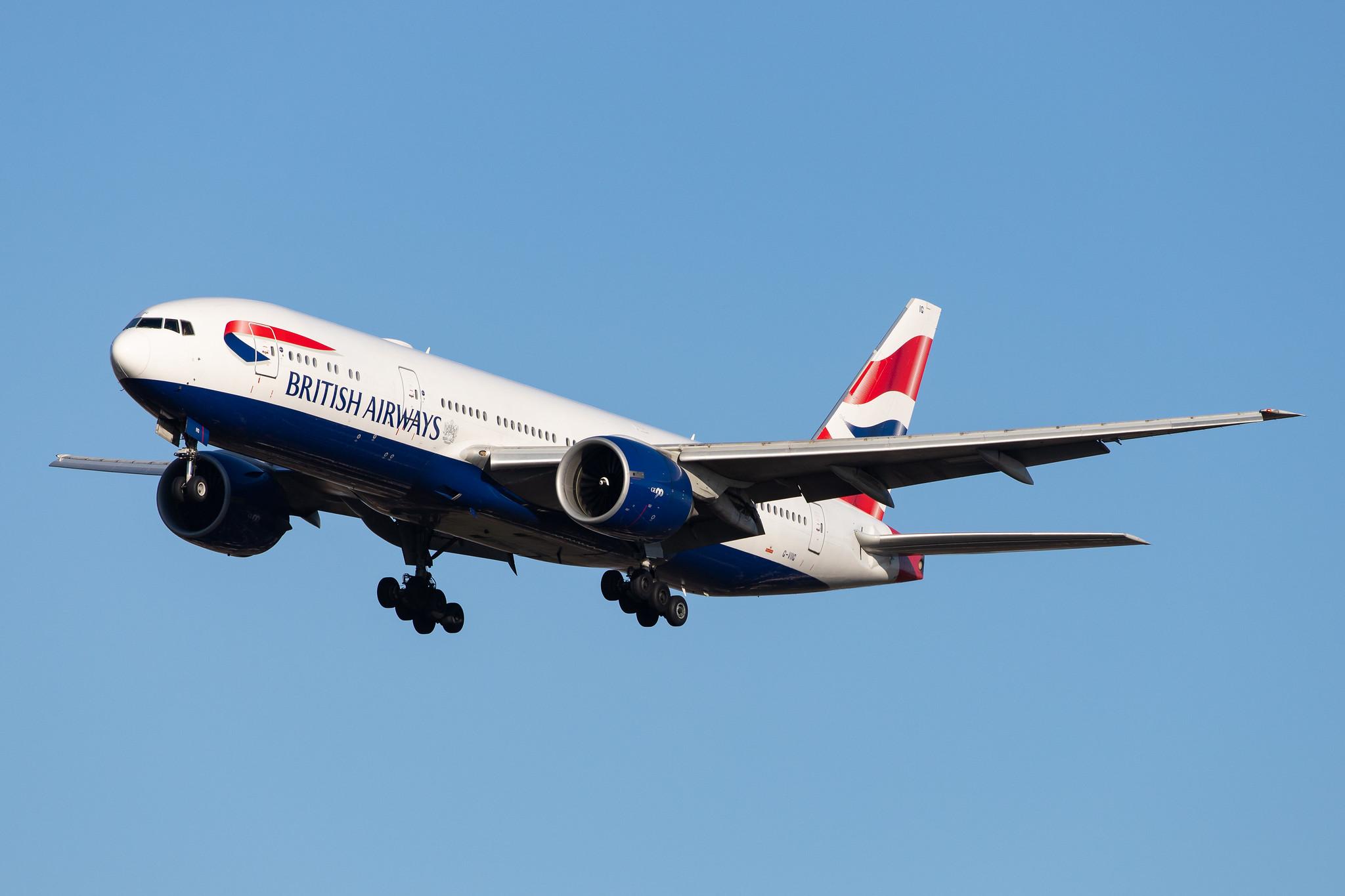 London Heathrow Airport: British Airways (BA / BAW) |  Boeing 777-236(ER) B772 | G-VIIG | MSN 27489