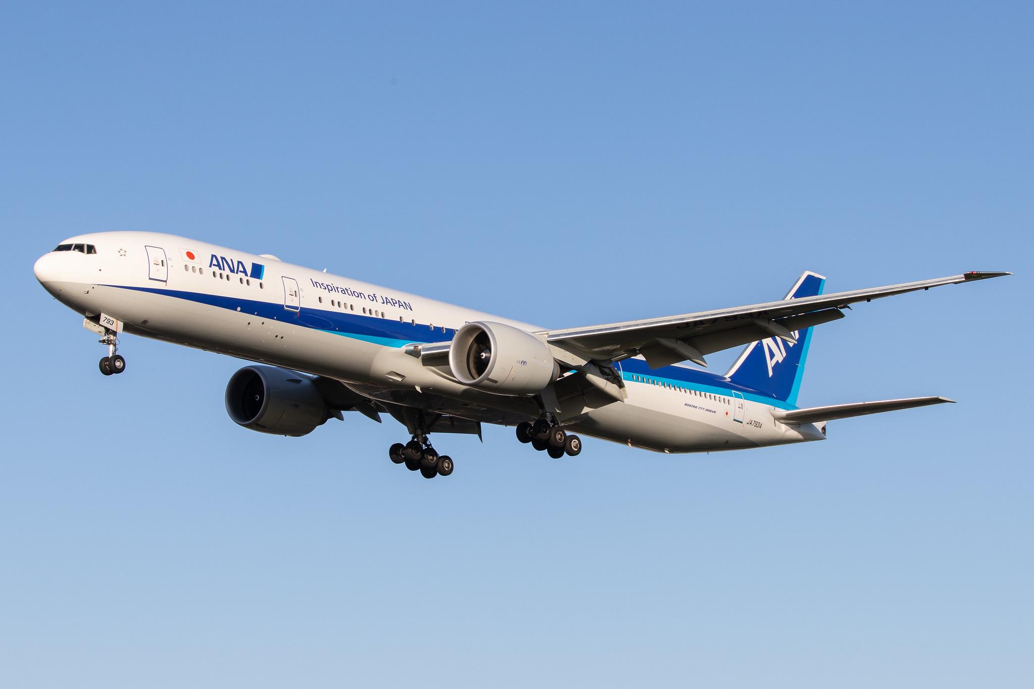 London Heathrow Airport: All Nippon Airways (NH / ANA) |  Boeing 777-381(ER) B77W | JA793A | MSN 61512