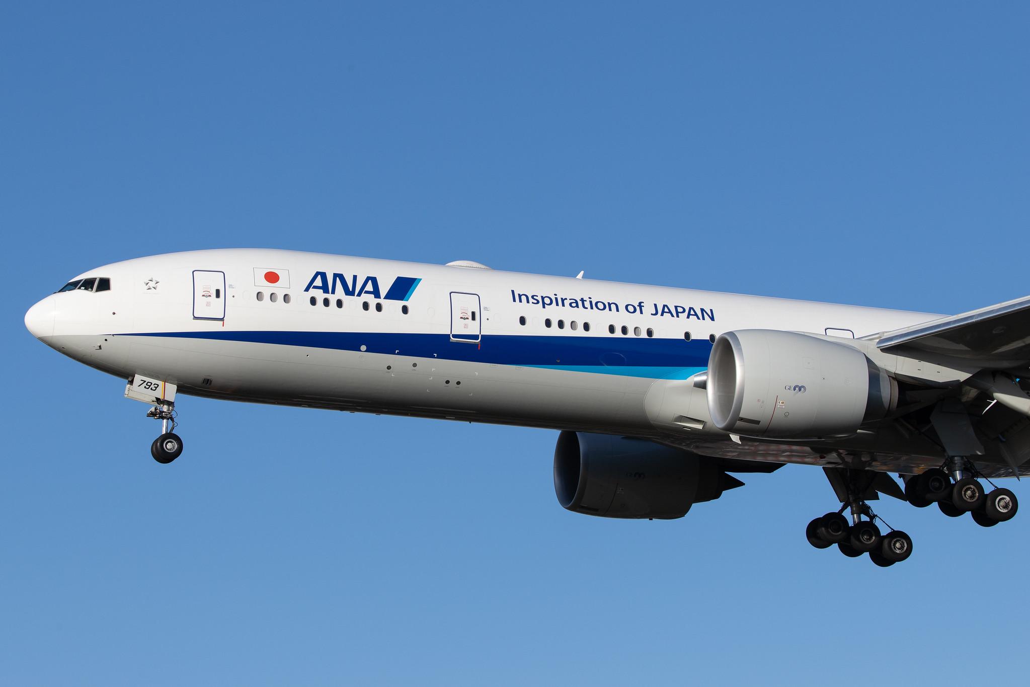 London Heathrow Airport: All Nippon Airways (NH / ANA) |  Boeing 777-381(ER) B77W | JA793A | MSN 61512