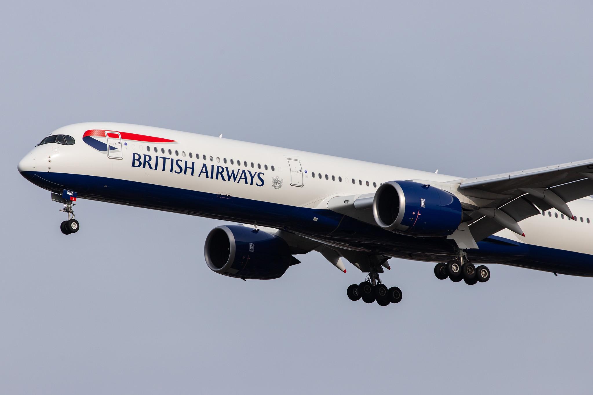 London Heathrow Airport: British Airways (BA / BAW) |  Airbus A350-1041 A35K | G-XWBB | MSN 340