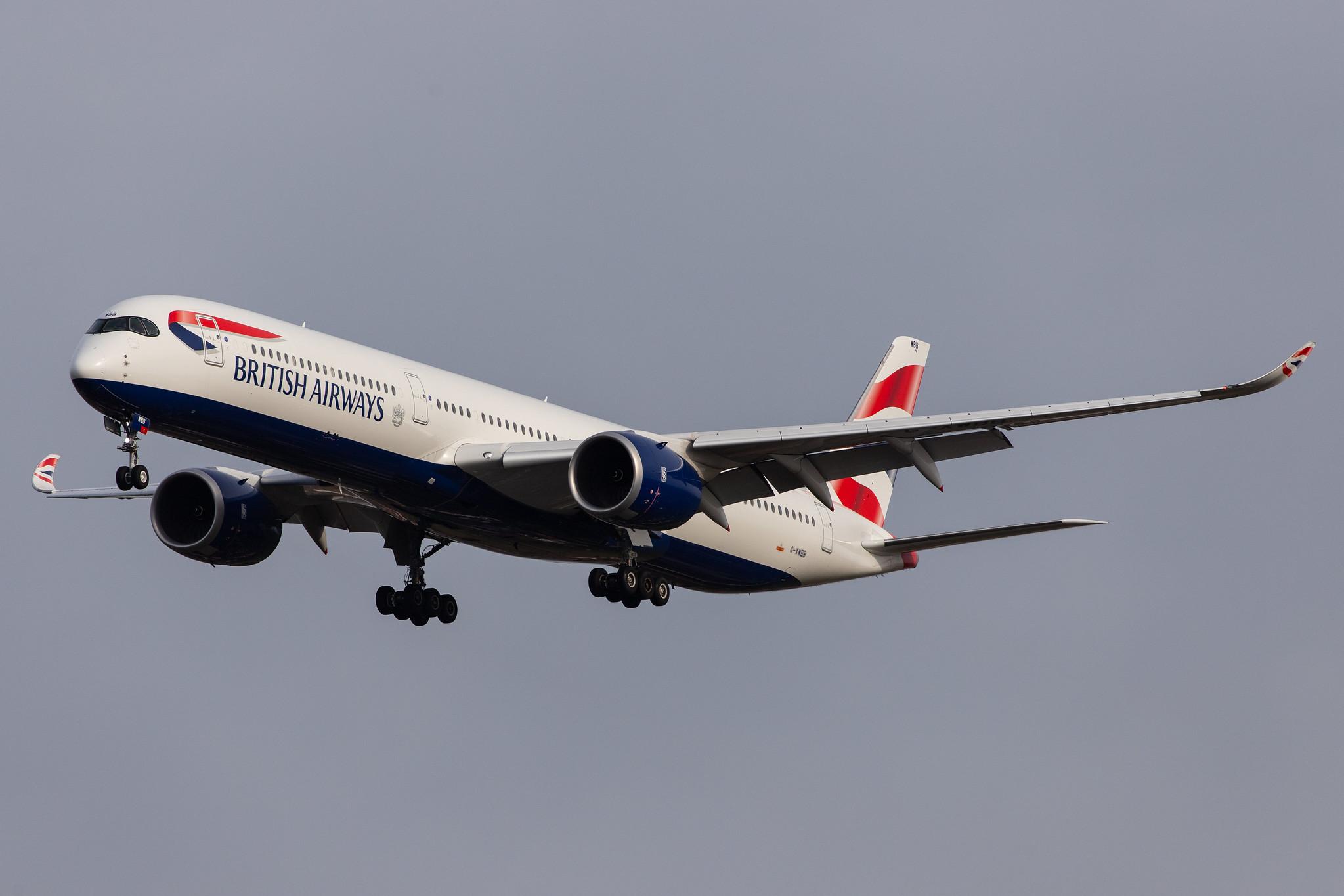 London Heathrow Airport: British Airways (BA / BAW) |  Airbus A350-1041 A35K | G-XWBB | MSN 340